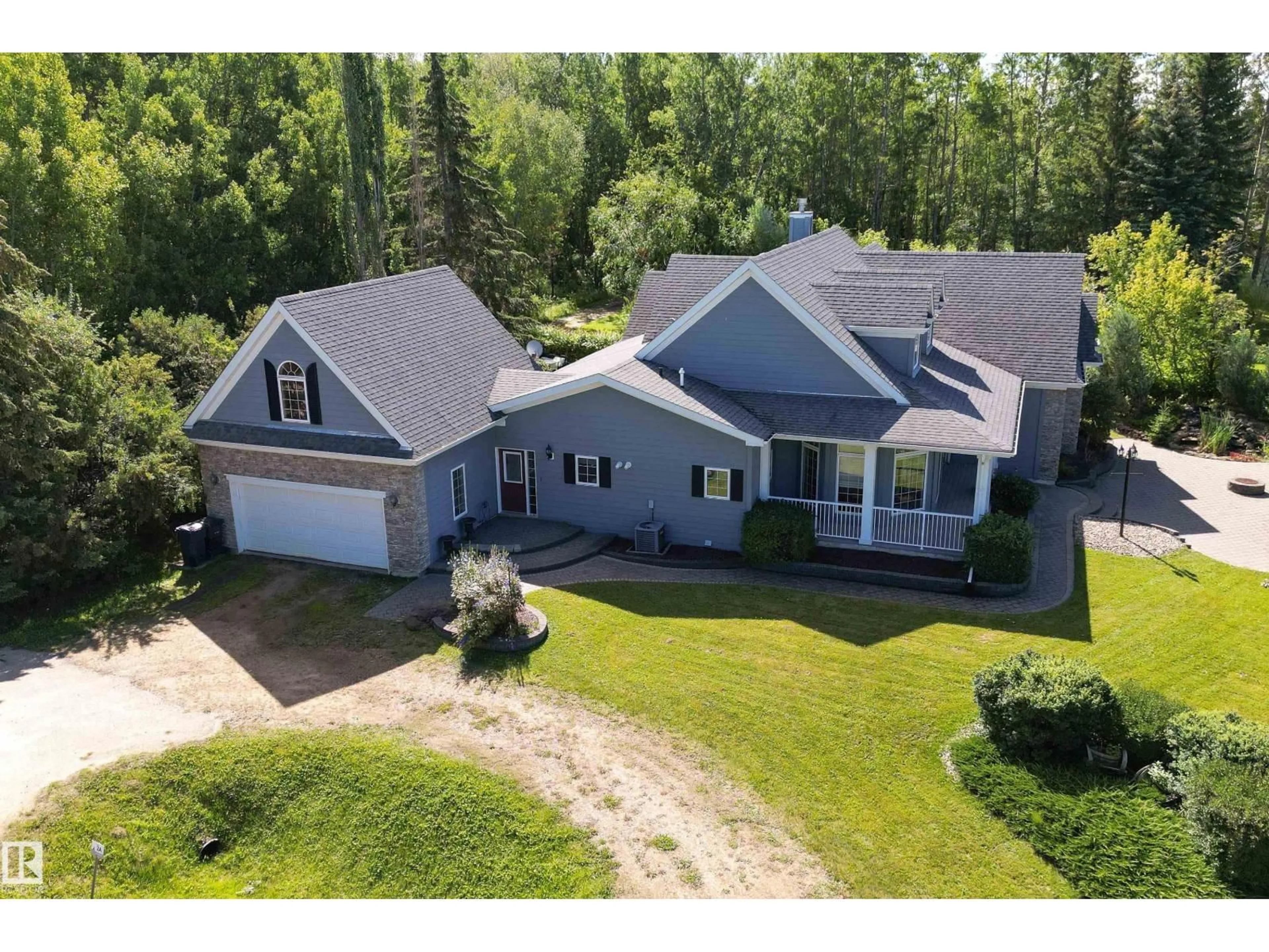 A pic from outside/outdoor area/front of a property/back of a property/a pic from drone, unknown for 2A SILVER BEACH RD, Rural Wetaskiwin County Alberta T0C2V0