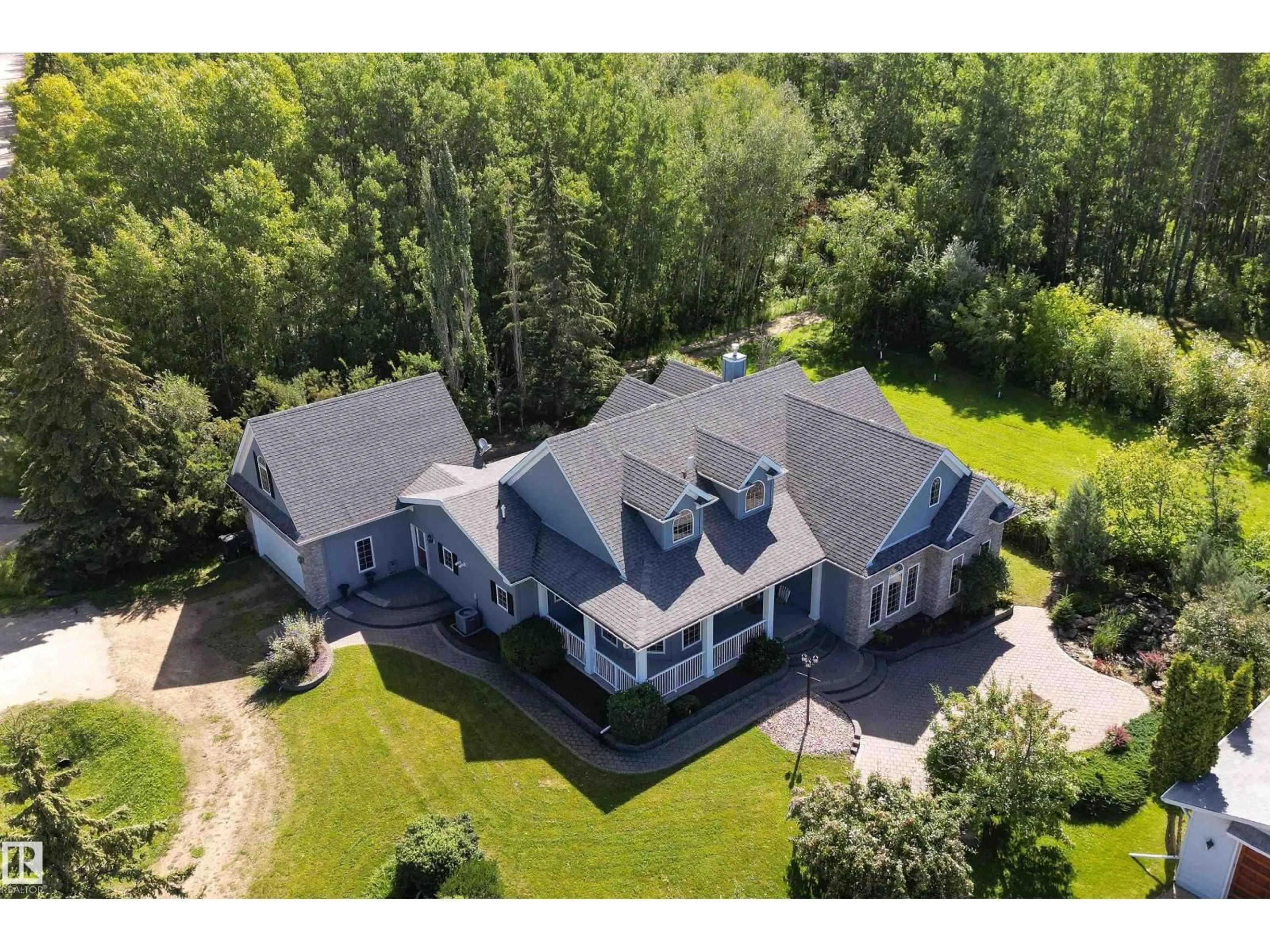 A pic from outside/outdoor area/front of a property/back of a property/a pic from drone, unknown for 2A SILVER BEACH RD, Rural Wetaskiwin County Alberta T0C2V0
