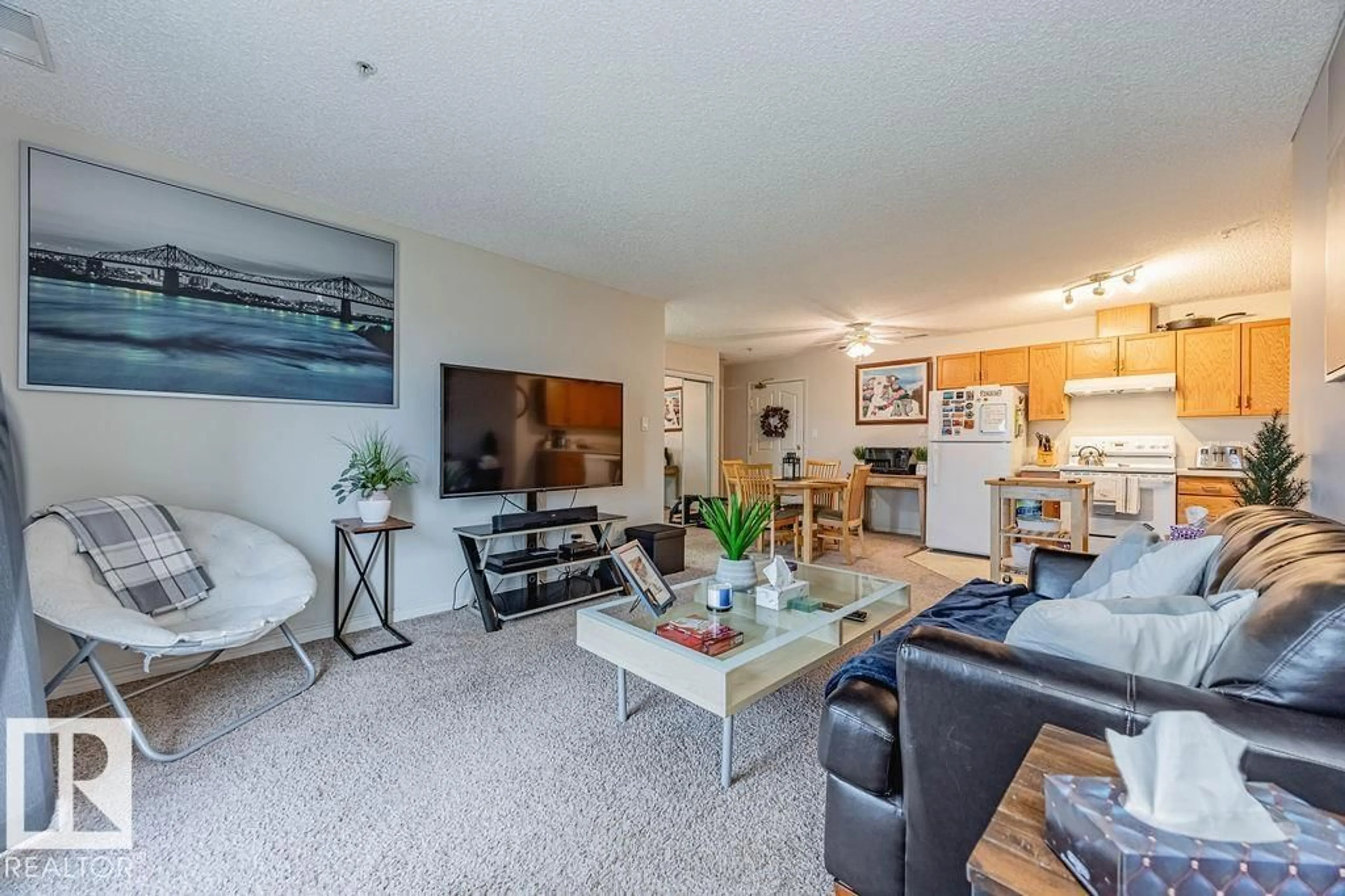 Living room with furniture, unknown for #314 - 16303 95 ST, Edmonton Alberta T5Z3V1