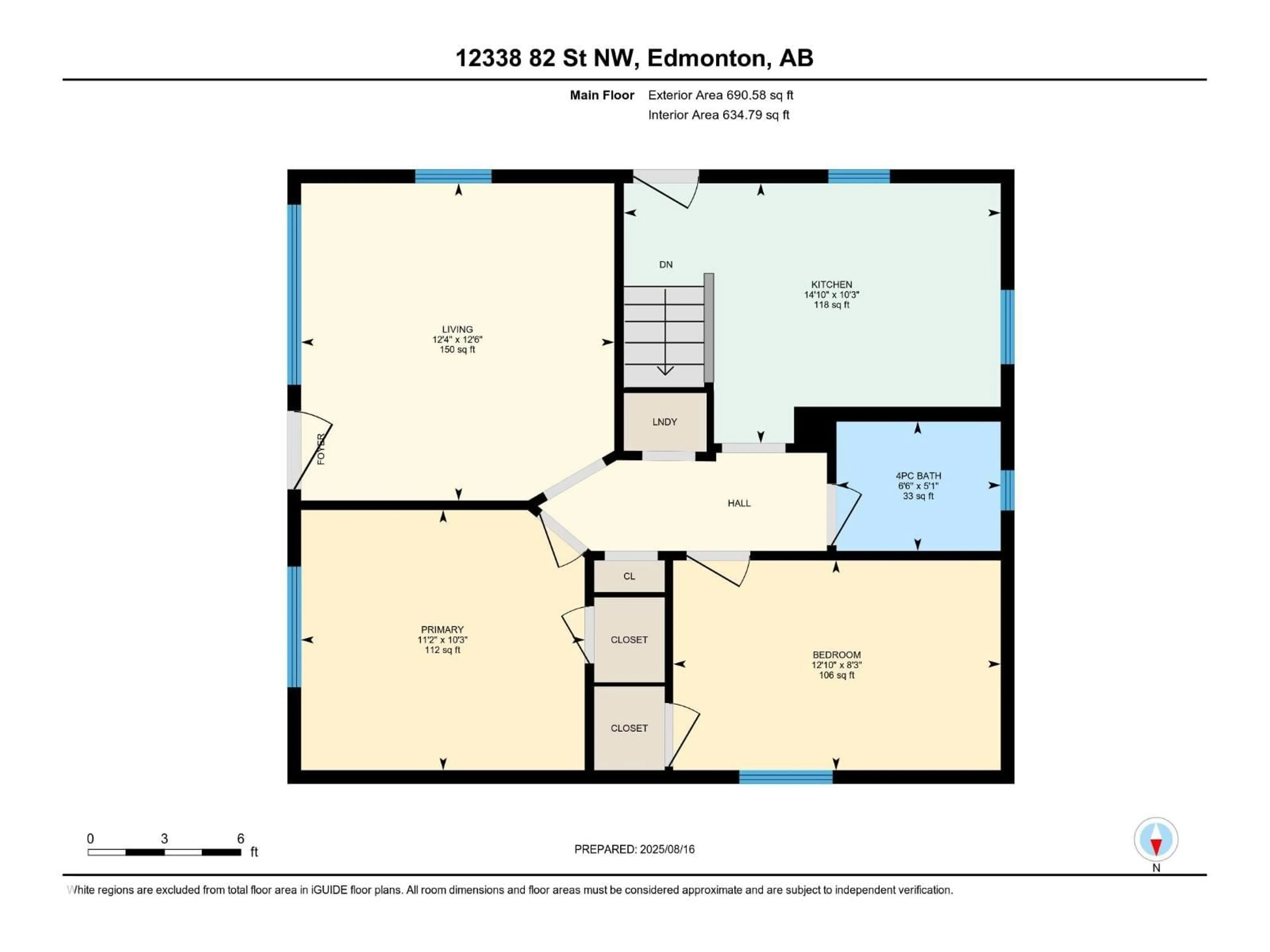 Floor plan for NW - 12338 82 ST, Edmonton Alberta T5B2X2