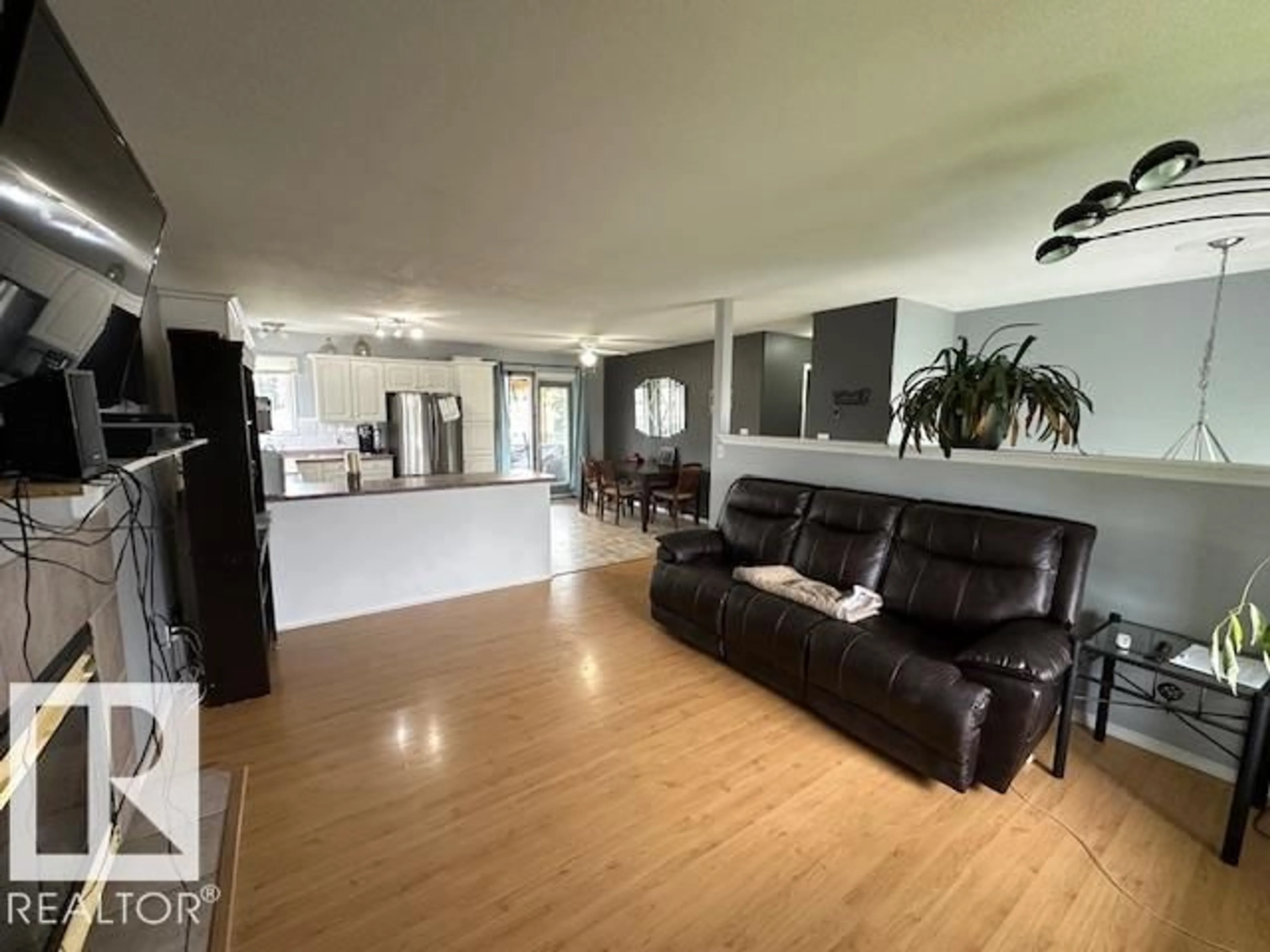 Living room with furniture, unknown for 4511 49 AV, Thorsby Alberta T0C2P0