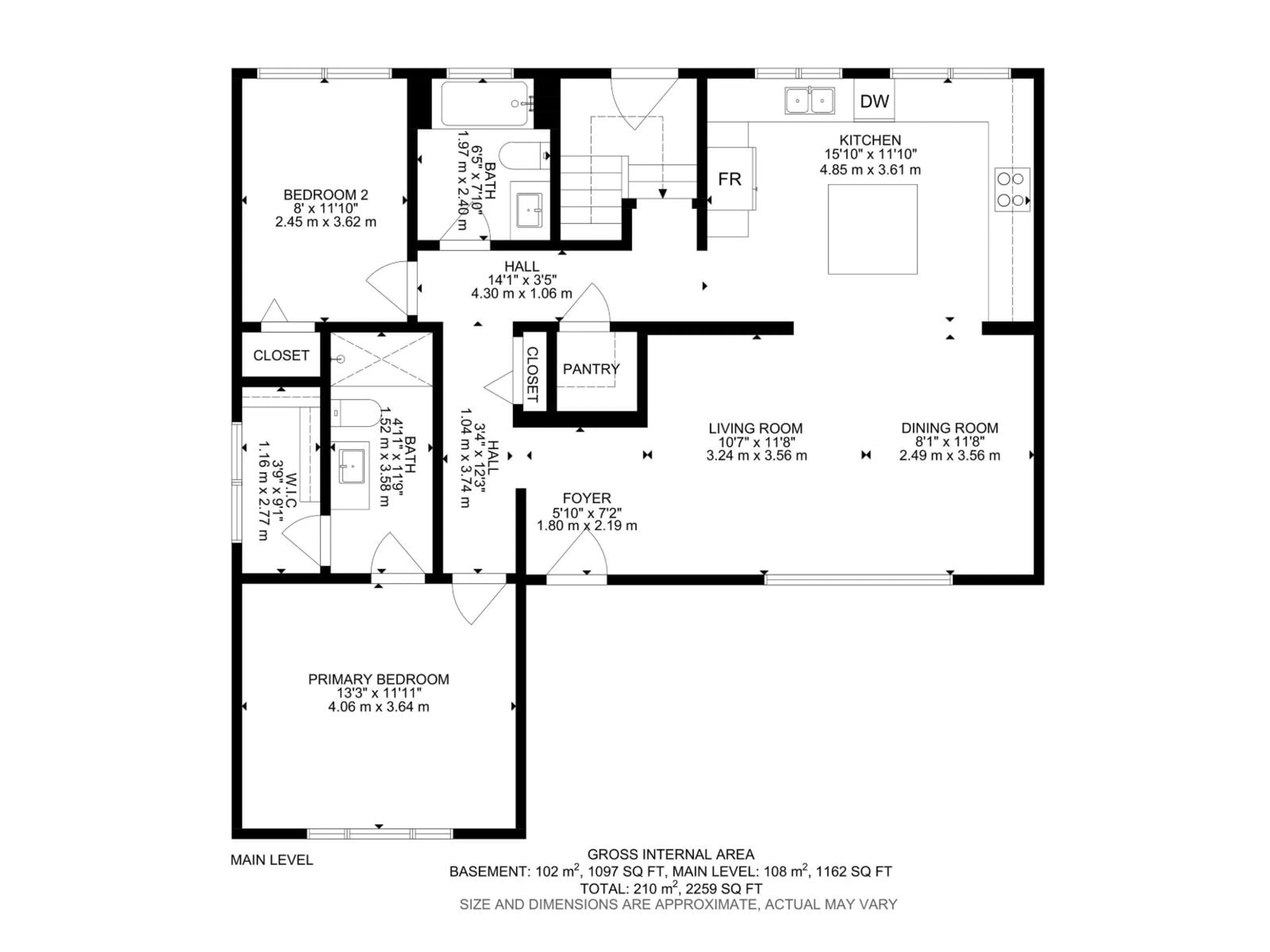 Floor plan for 9444 74 ST, Edmonton Alberta T6B2B4