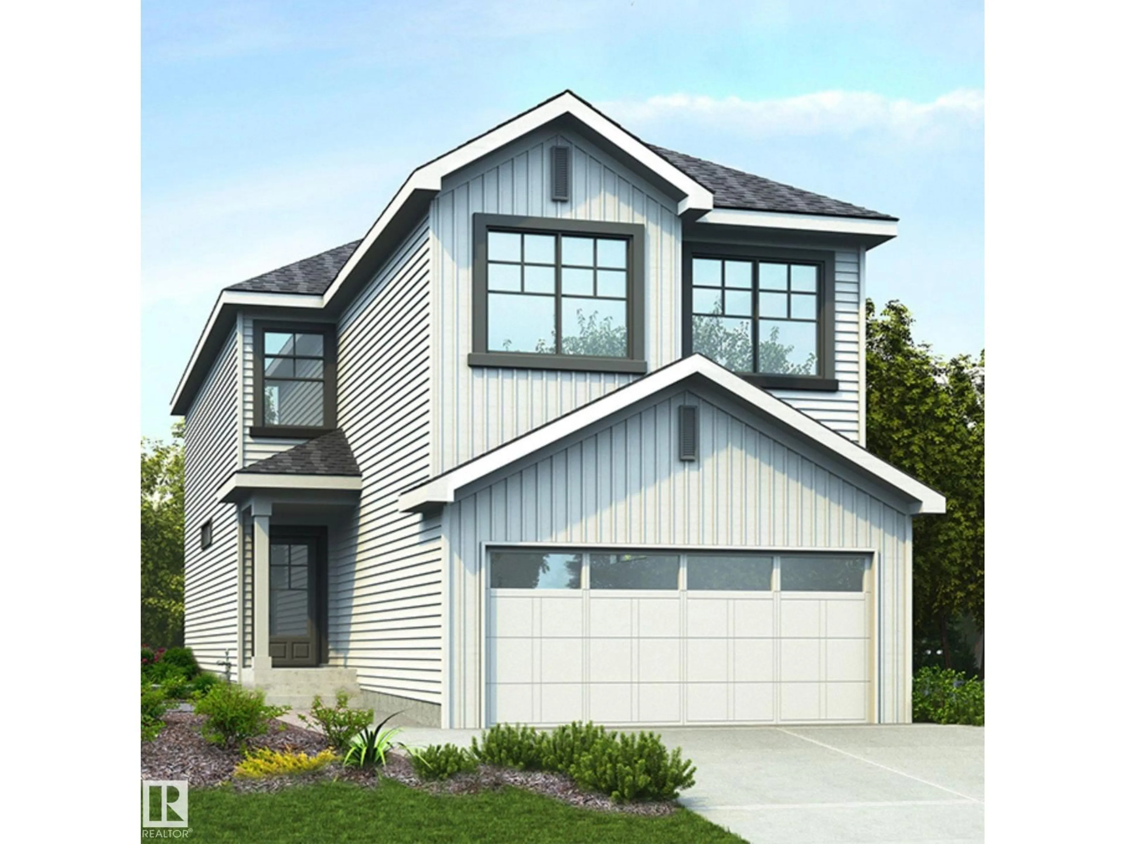 Home with vinyl exterior material, street for 8619 181 AV, Edmonton Alberta T5Z0X2