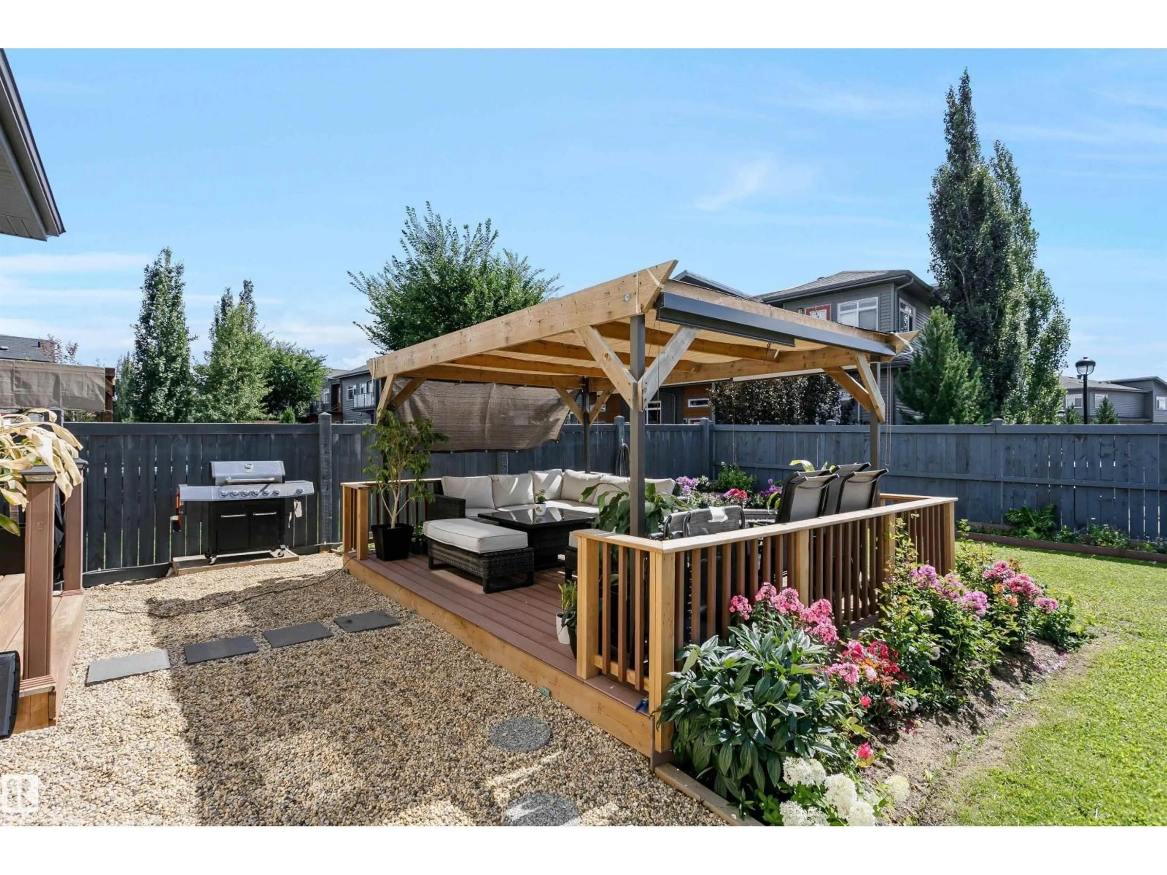 Patio, street for NW - 7703 GETTY WD, Edmonton Alberta T5T4K9