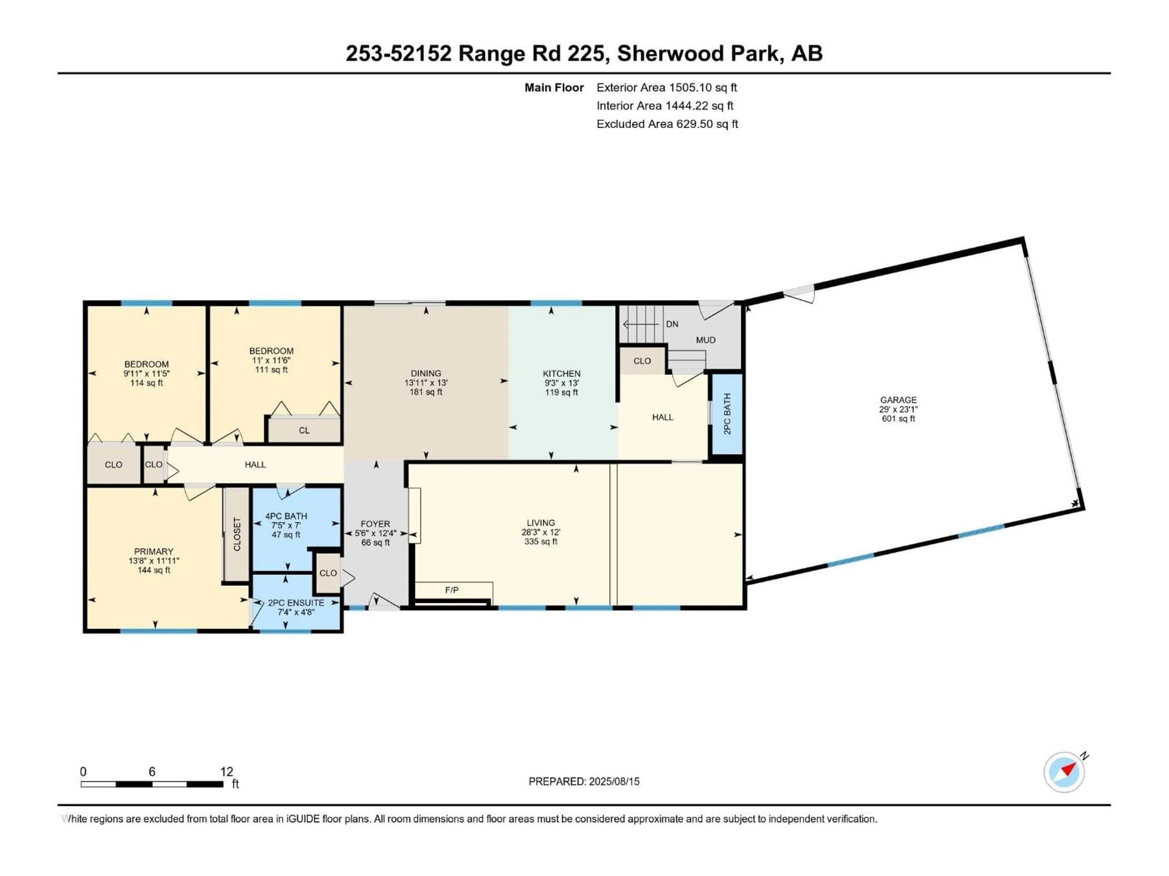 Floor plan for 253 52152 RGE ROAD 225, Rural Strathcona County Alberta T8C1C6