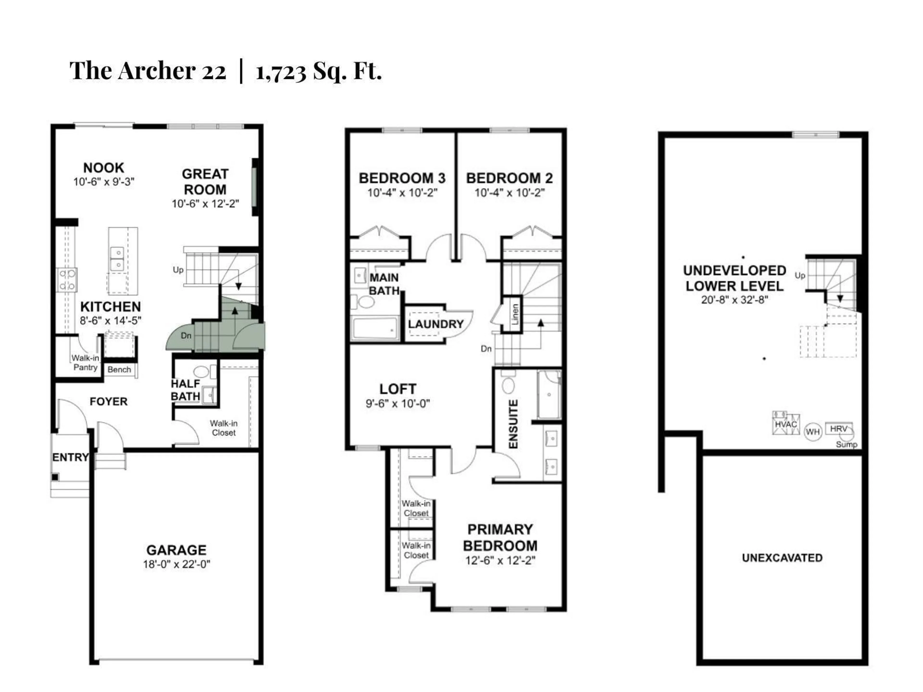 Floor plan for 8531 181 AV, Edmonton Alberta T5Z0X1