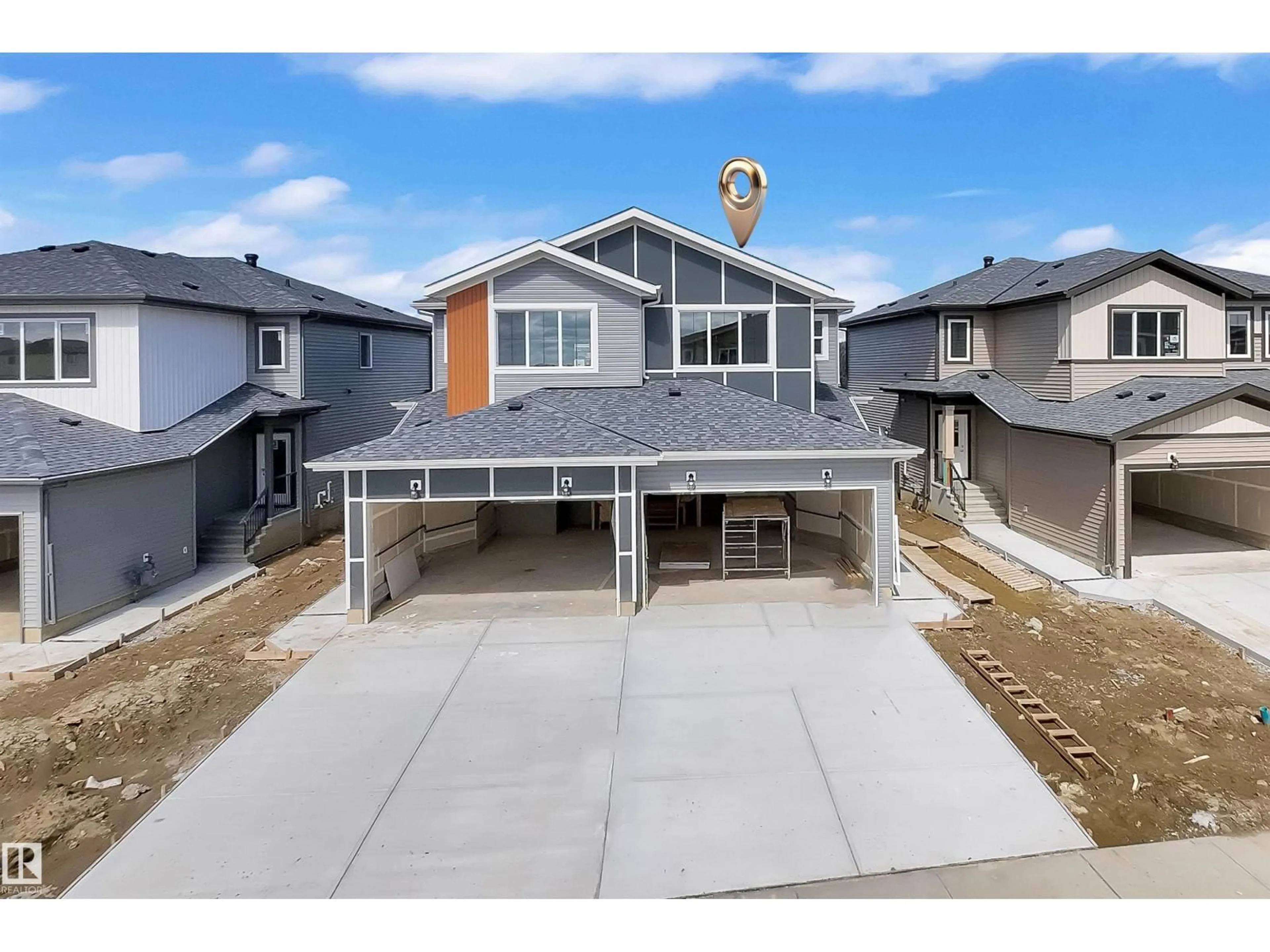 A pic from outside/outdoor area/front of a property/back of a property/a pic from drone, street for 110 MITCHELL BEND, Leduc Alberta T9E1G1