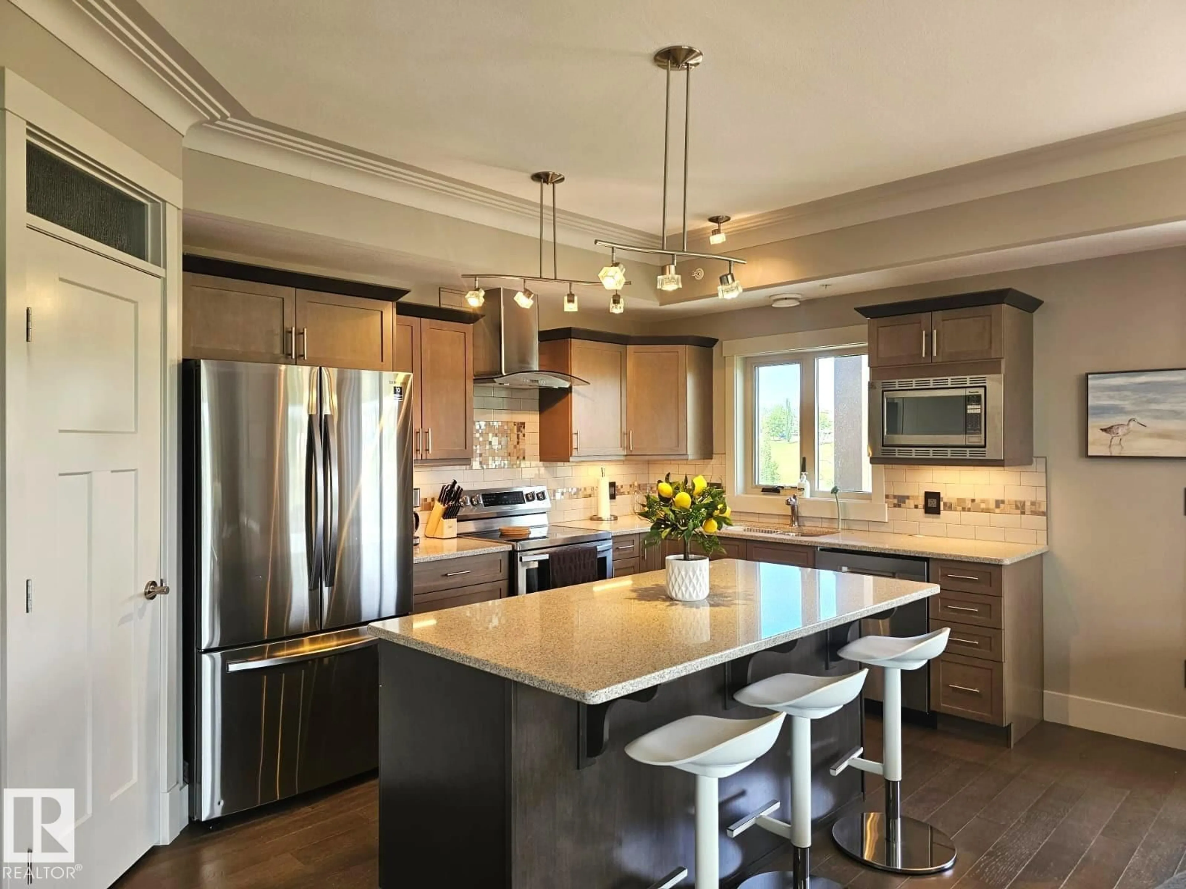 Contemporary kitchen, unknown for #408 - 5201 BROUGHAM DR, Drayton Valley Alberta T7A0A1