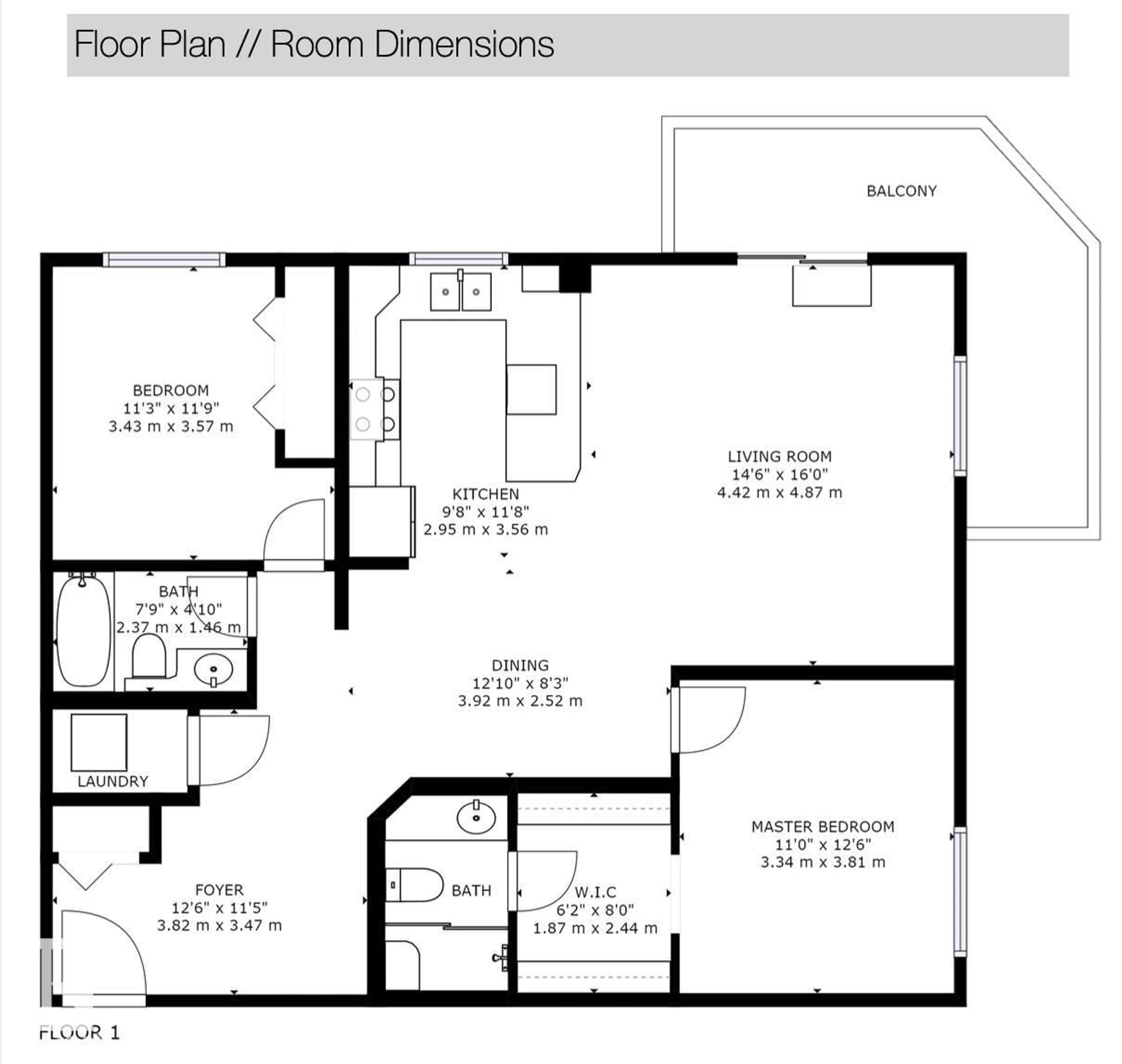 Floor plan for 117 - 2204 44 AV NW, Edmonton Alberta T6T0G5