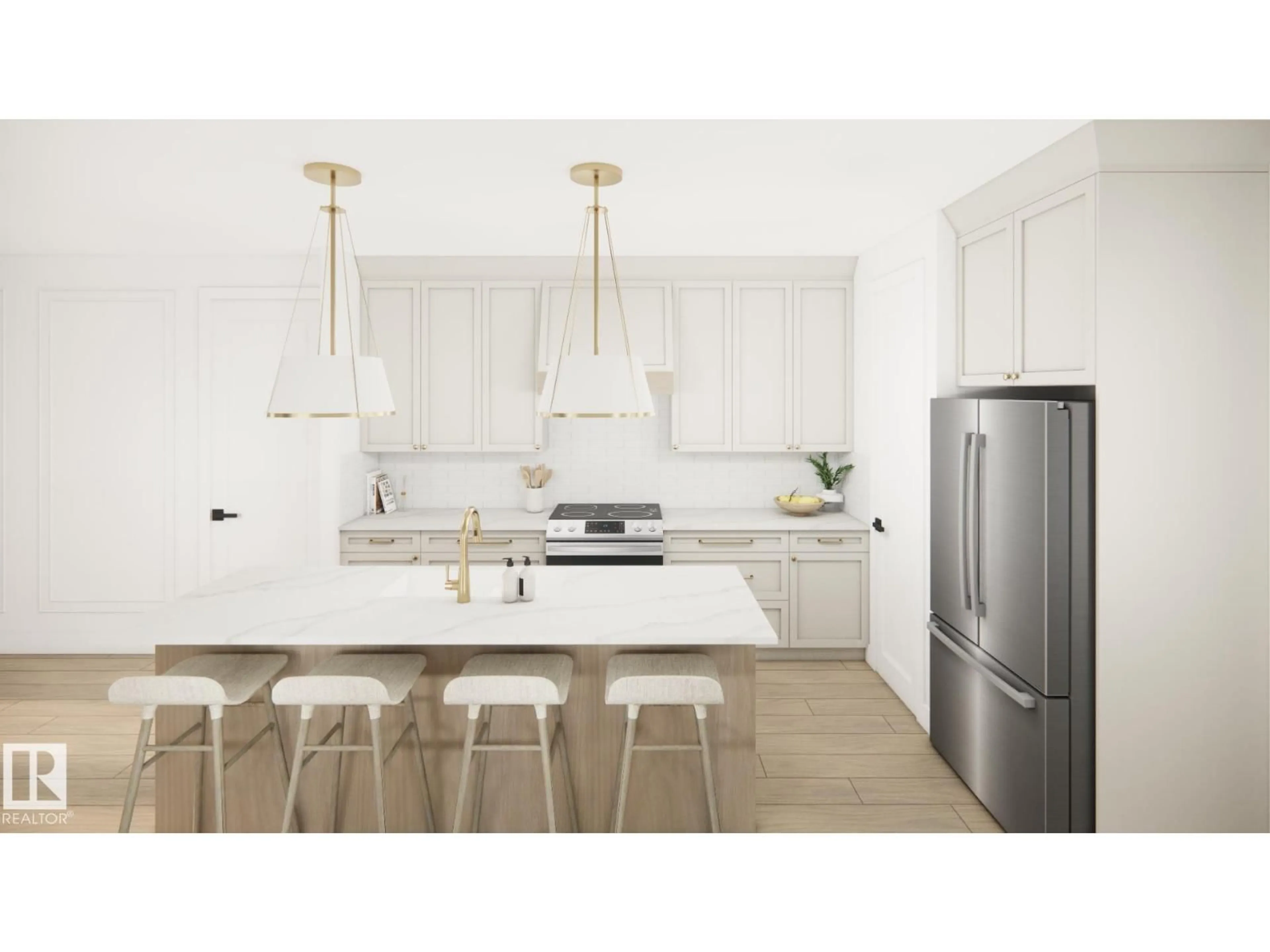 Contemporary kitchen, ceramic/tile floor for 26 GRAYSON GR, Stony Plain Alberta T7Z0A0