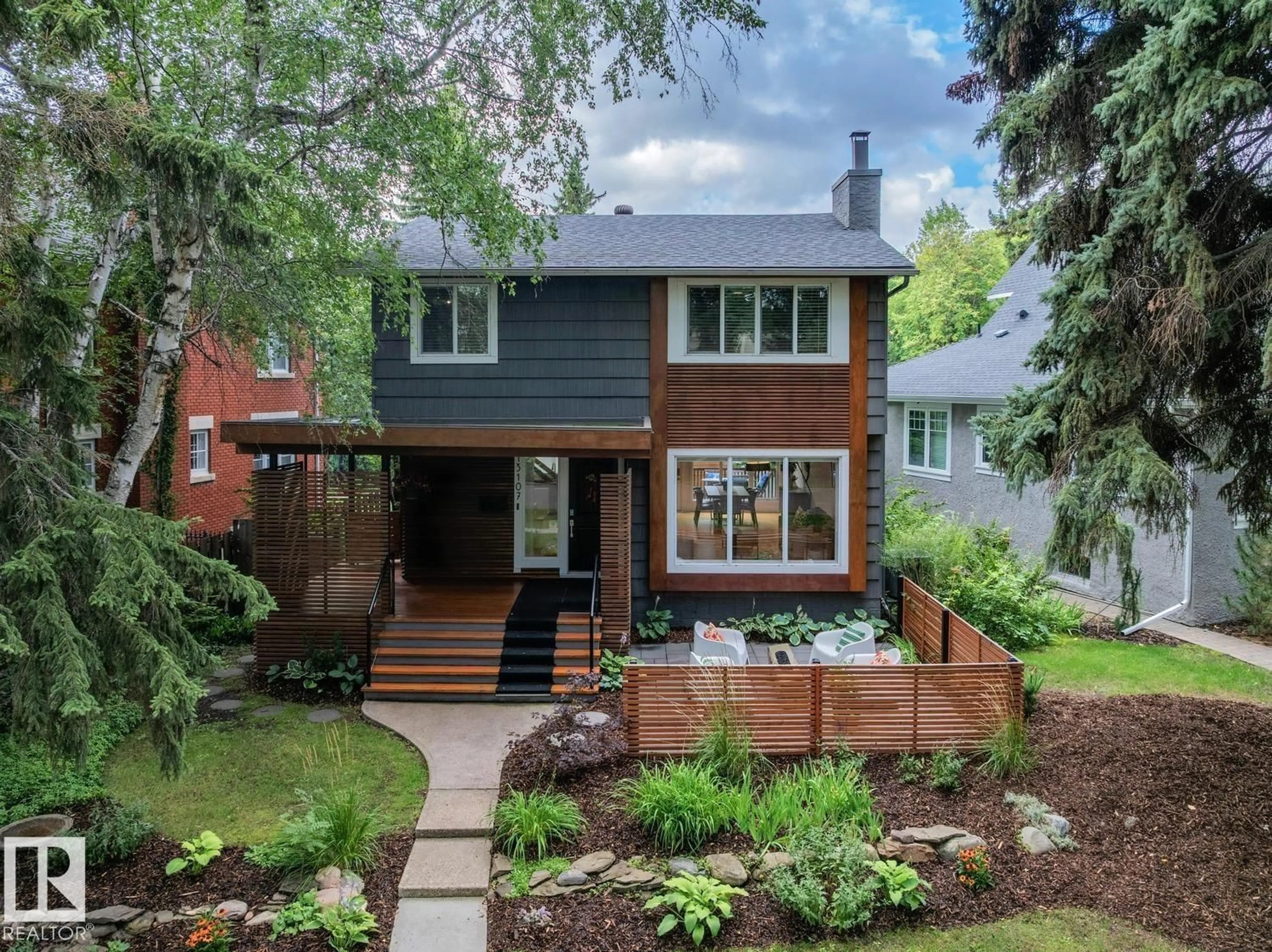 Home with brick exterior material, street for 13107 CHURCHILL CR, Edmonton Alberta T5N0R9