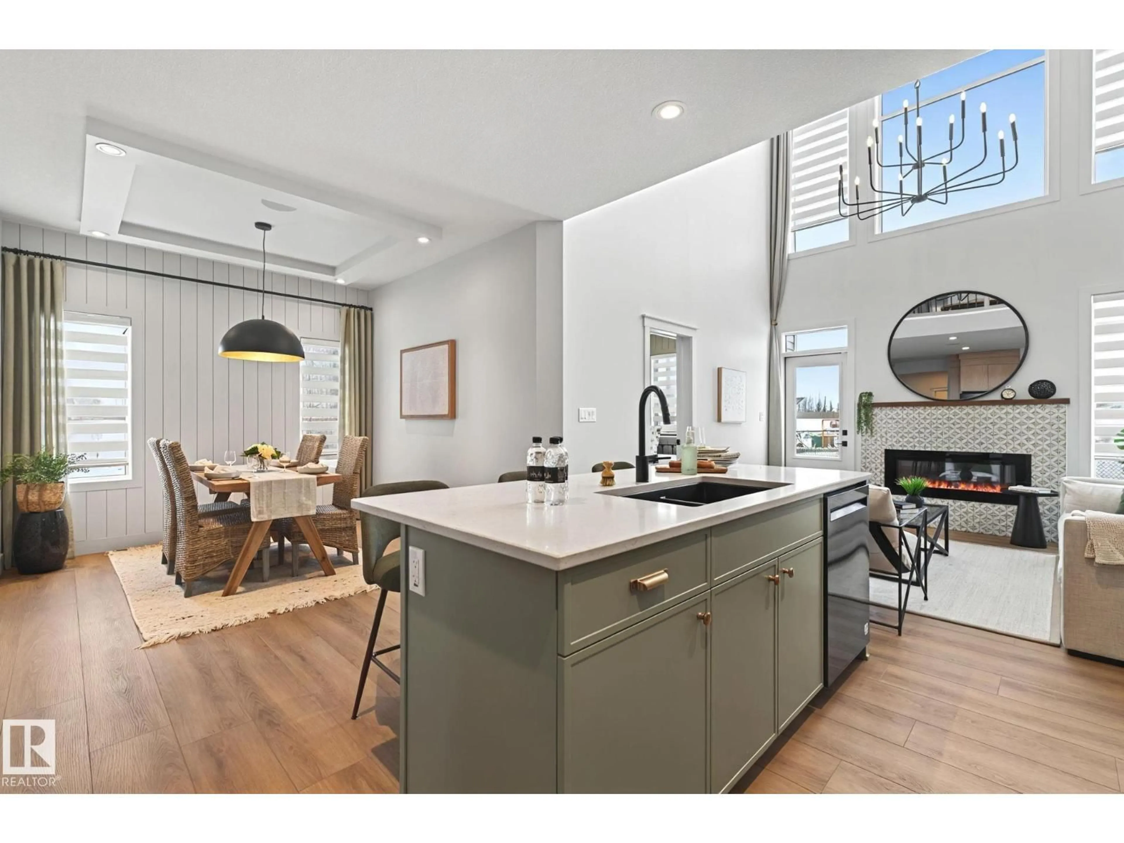 Open concept kitchen, unknown for 104 LILAC CL, Leduc Alberta T9E1R3