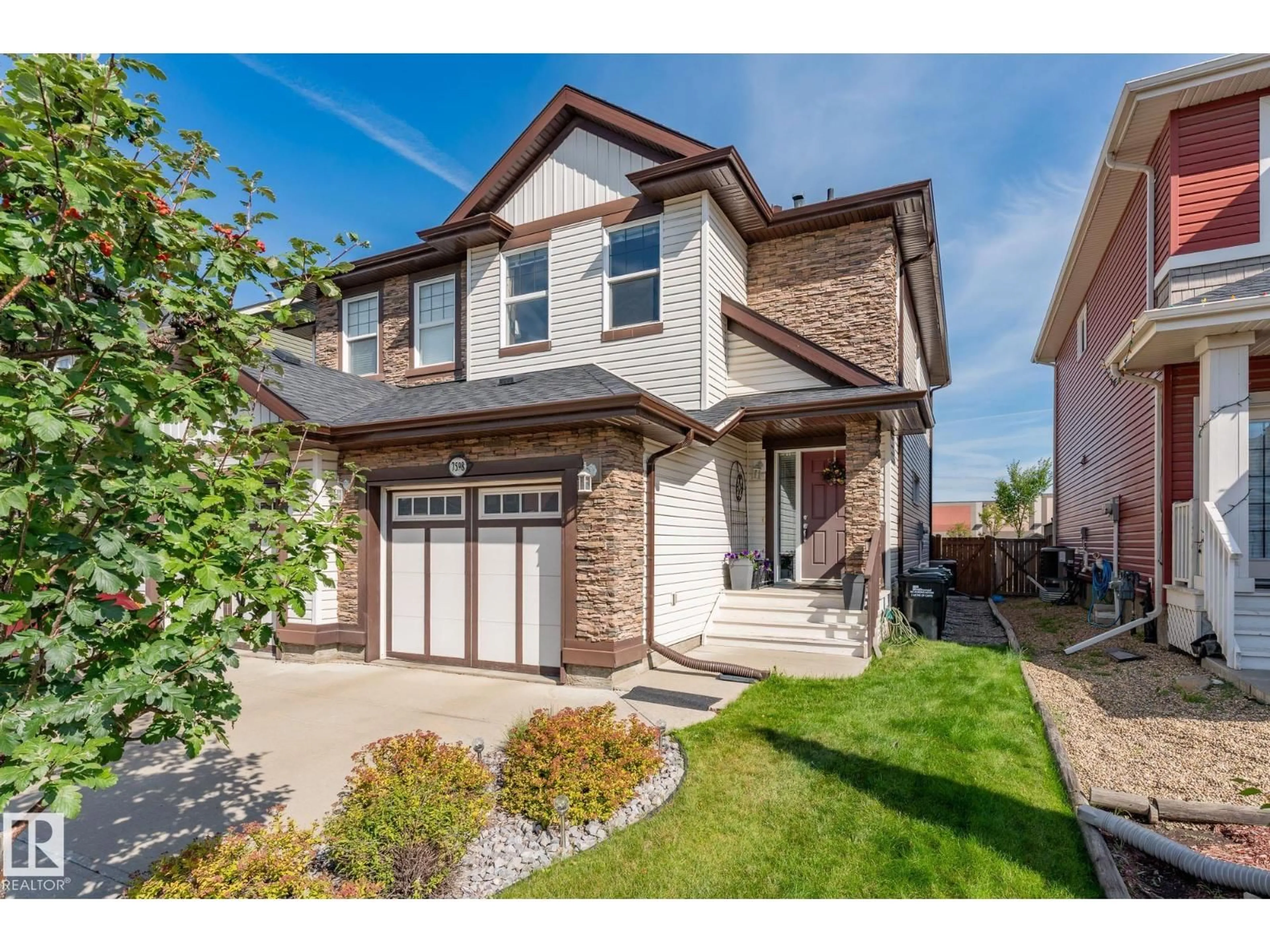 Home with brick exterior material, street for 7598 ELLESMERE WY, Sherwood Park Alberta T8H0P7