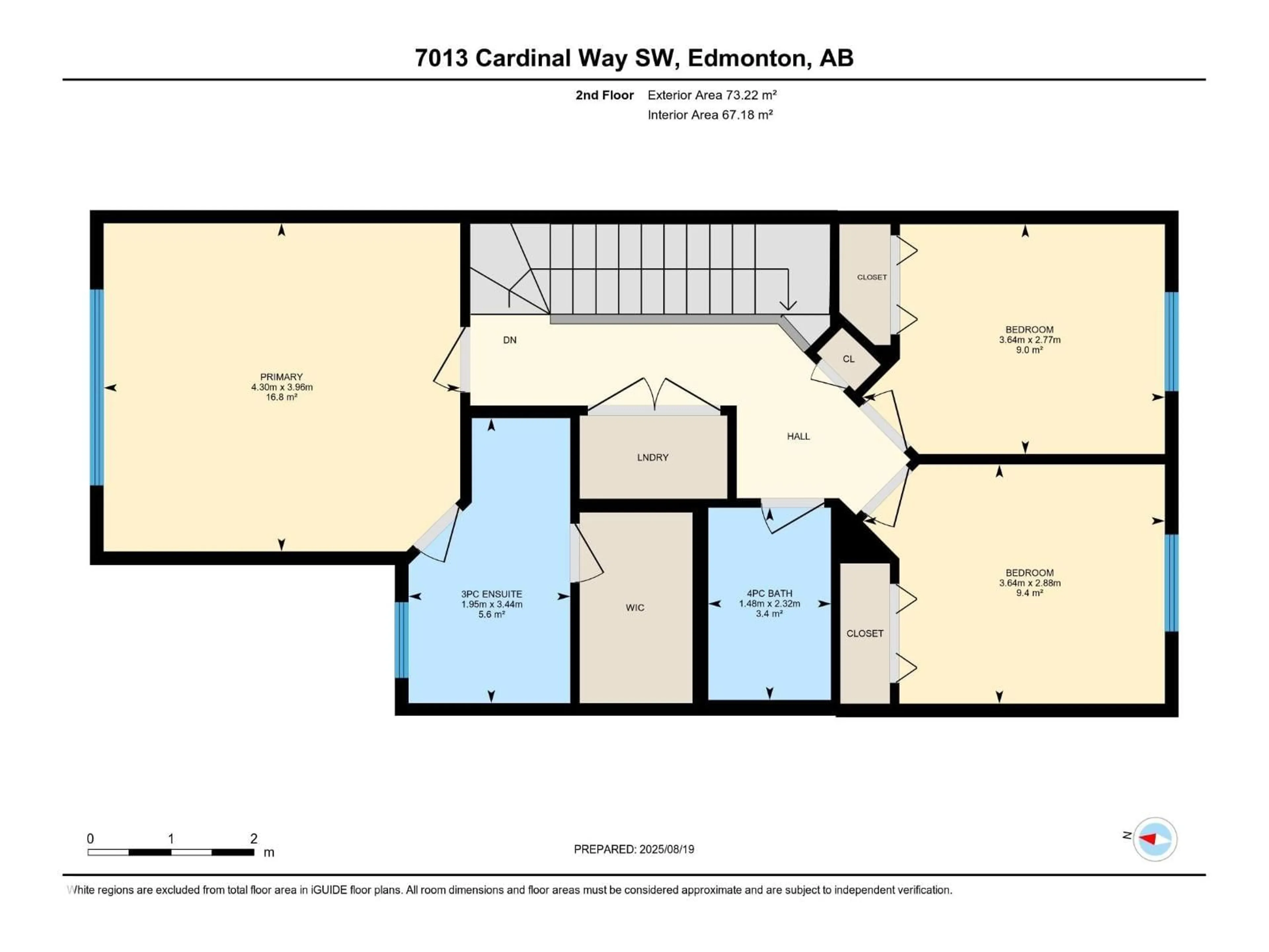 Floor plan for 7013 CARDINAL WY, Edmonton Alberta T6W1Z1