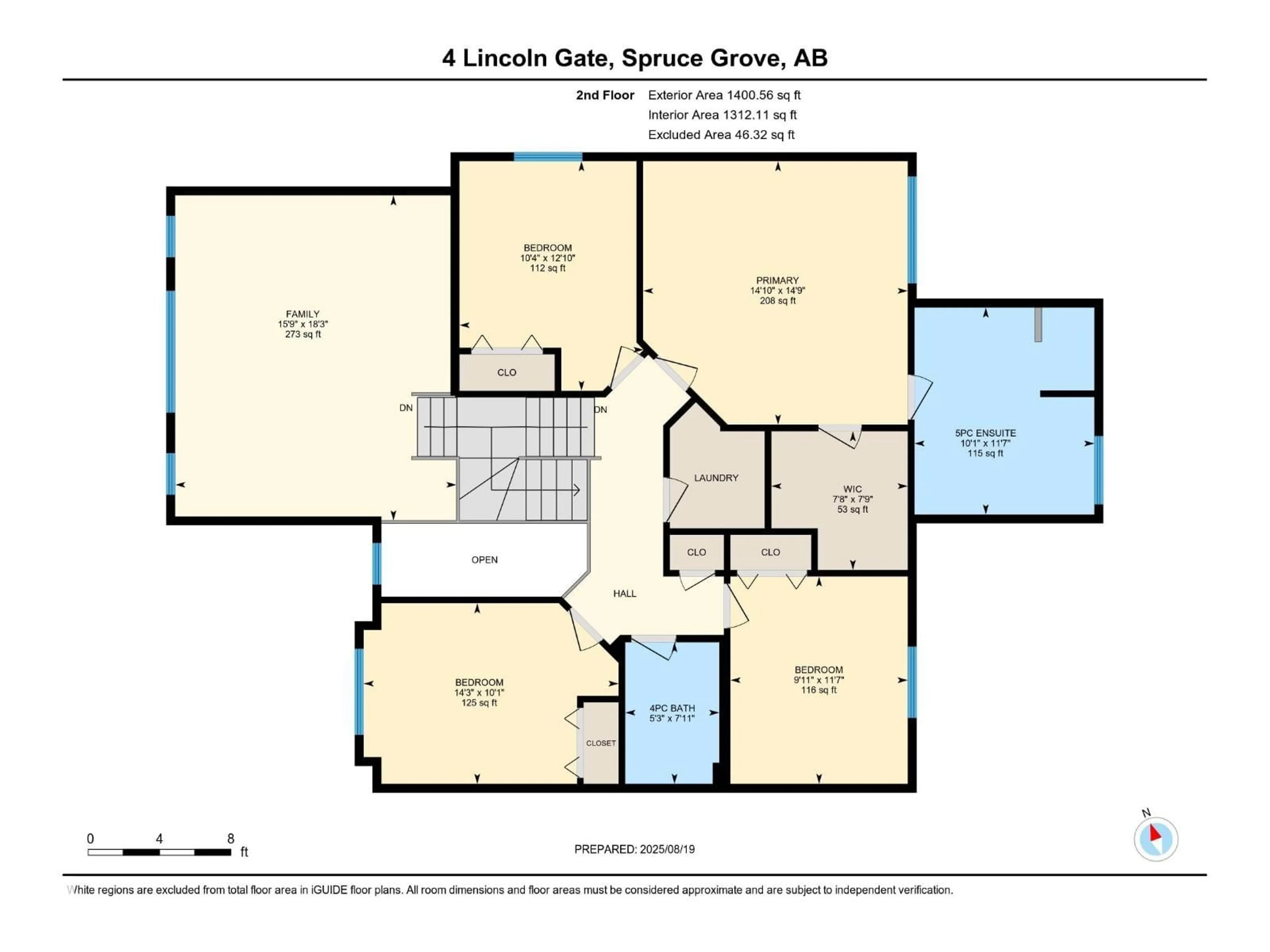 Floor plan for 4 LINCOLN, Spruce Grove Alberta T7X0N5