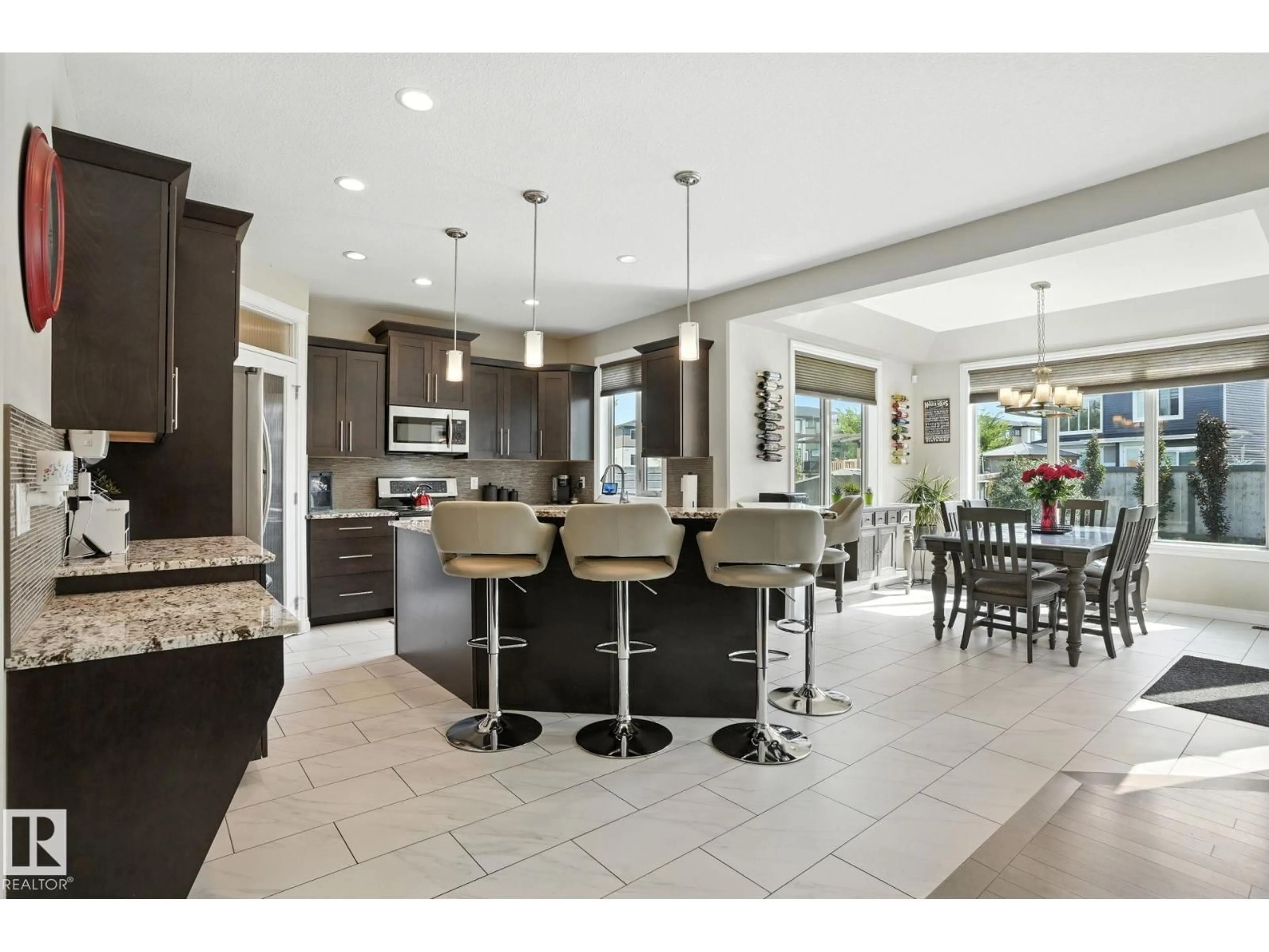 Open concept kitchen, ceramic/tile floor for 4 LINCOLN, Spruce Grove Alberta T7X0N5