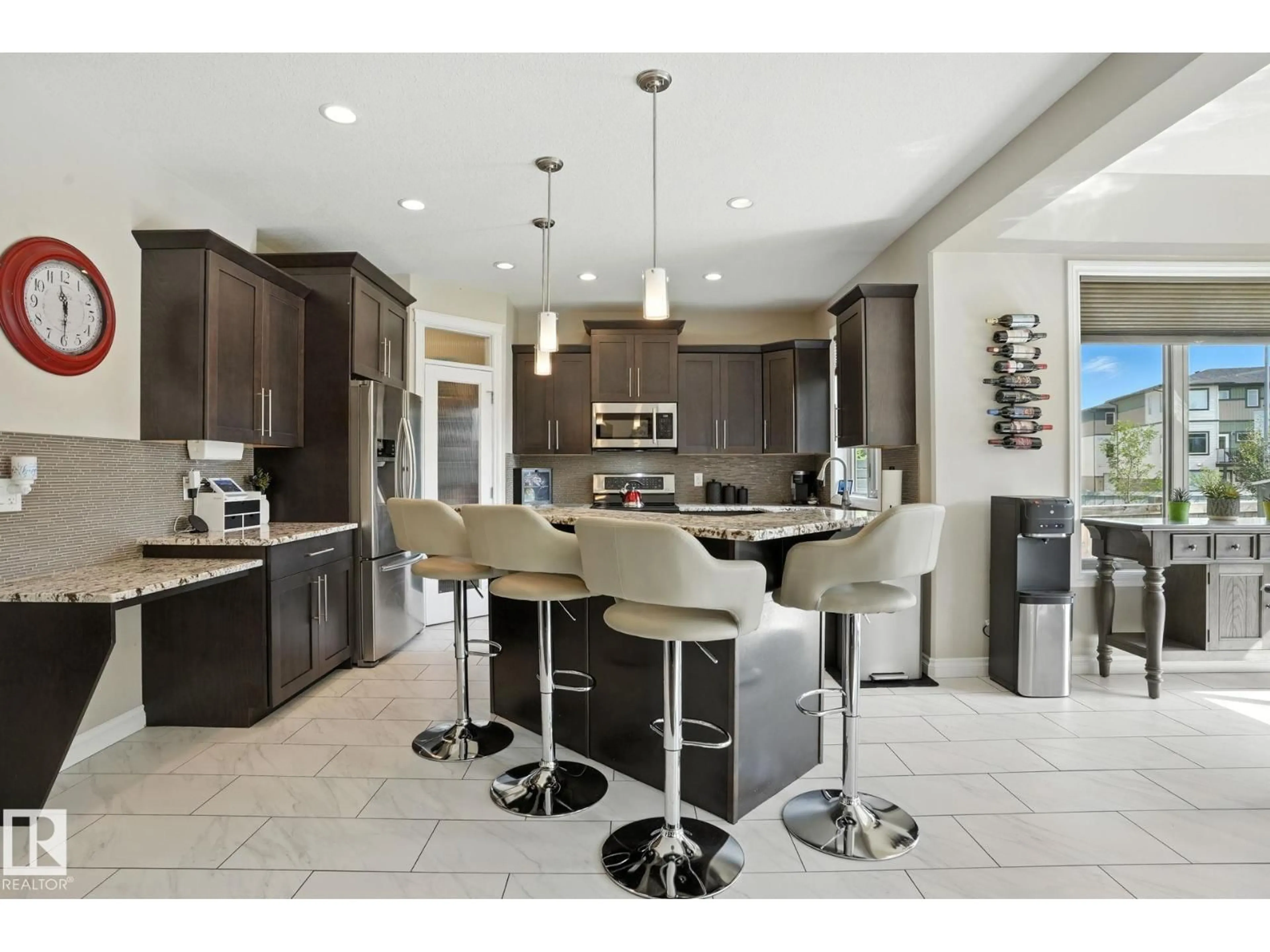 Open concept kitchen, ceramic/tile floor for 4 LINCOLN, Spruce Grove Alberta T7X0N5
