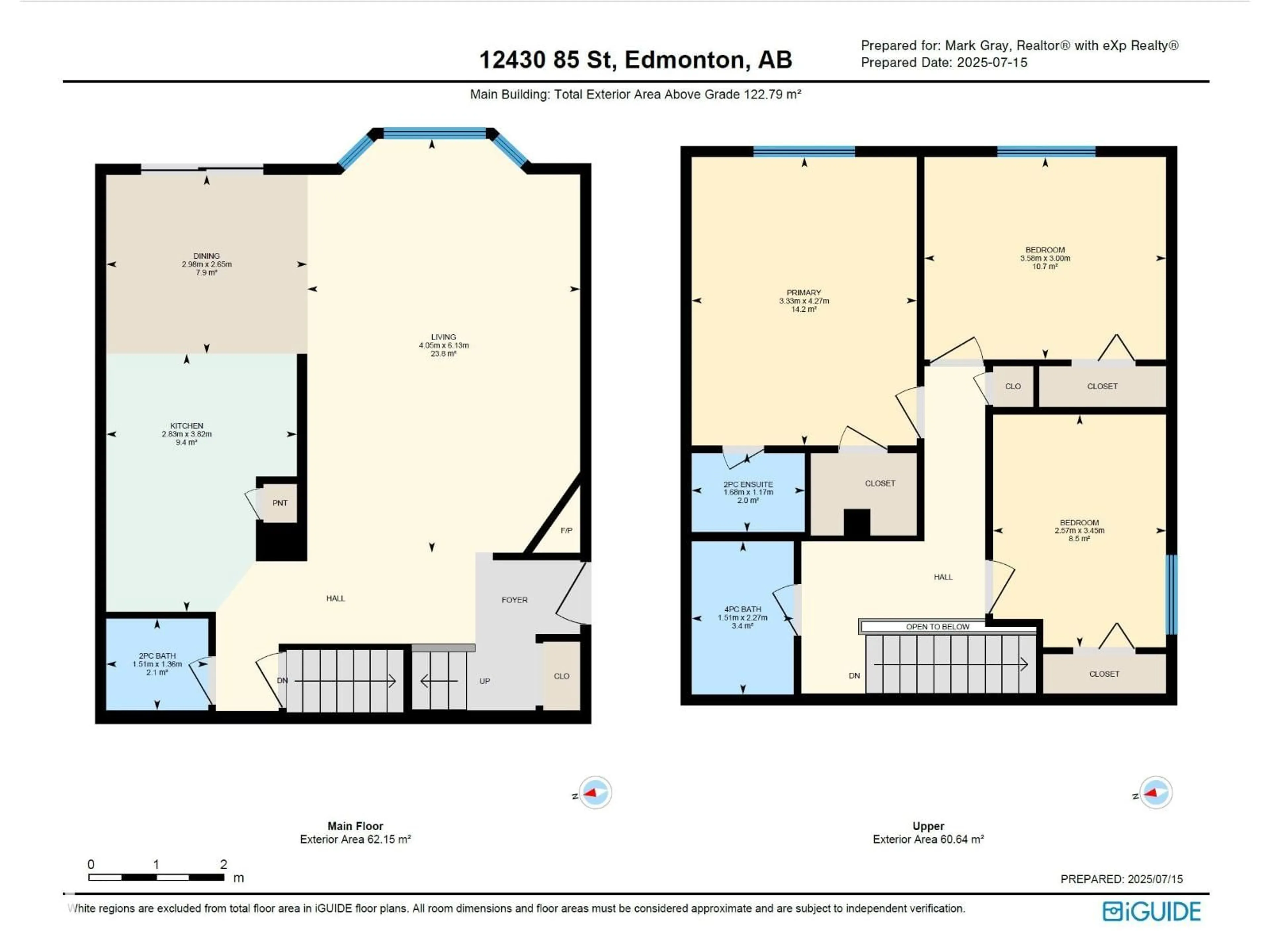 Floor plan for NW - 12430 85 ST, Edmonton Alberta T5B3H2