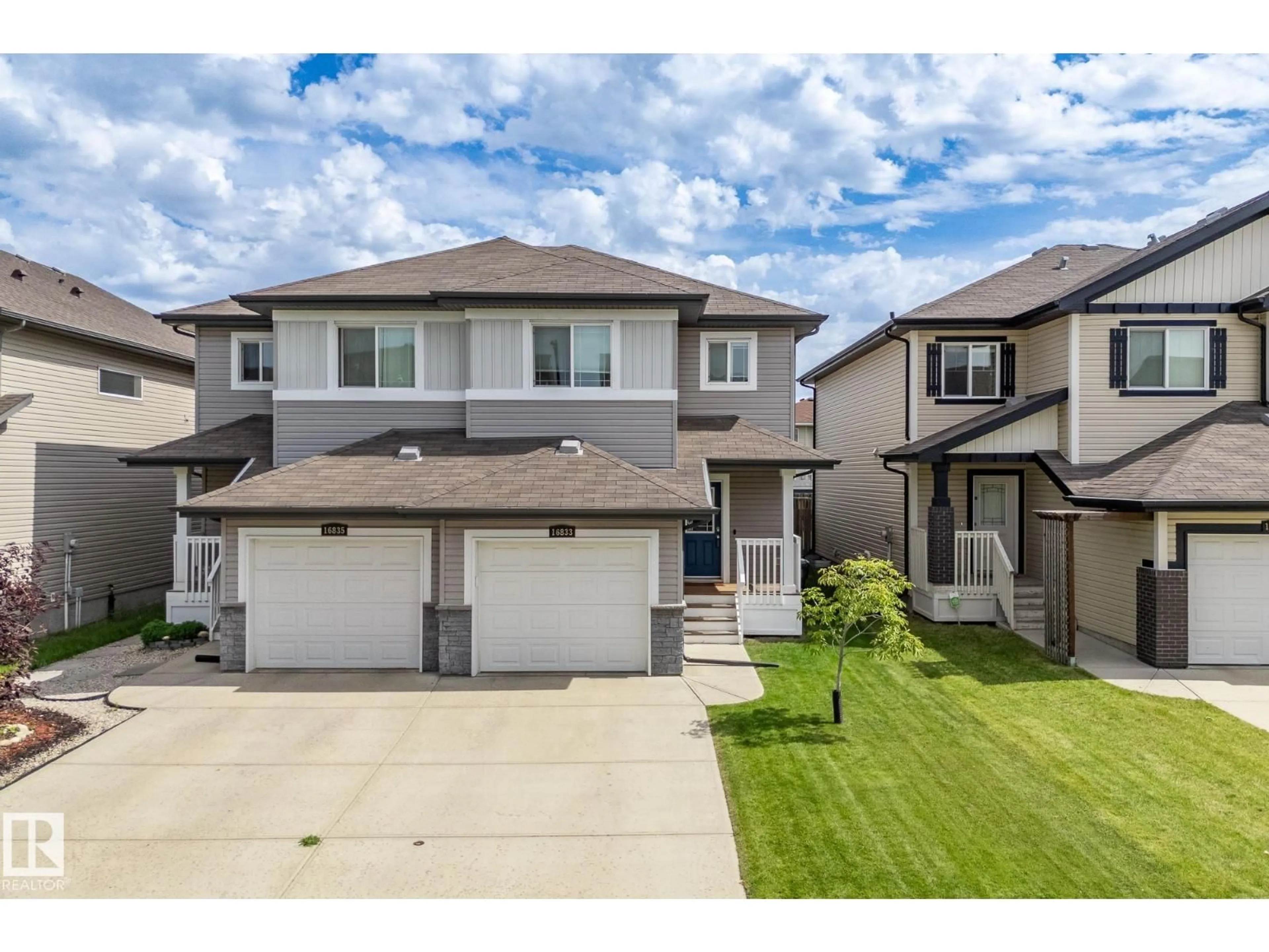 A pic from outside/outdoor area/front of a property/back of a property/a pic from drone, street for NW - 16833 120 ST, Edmonton Alberta T5X0H7