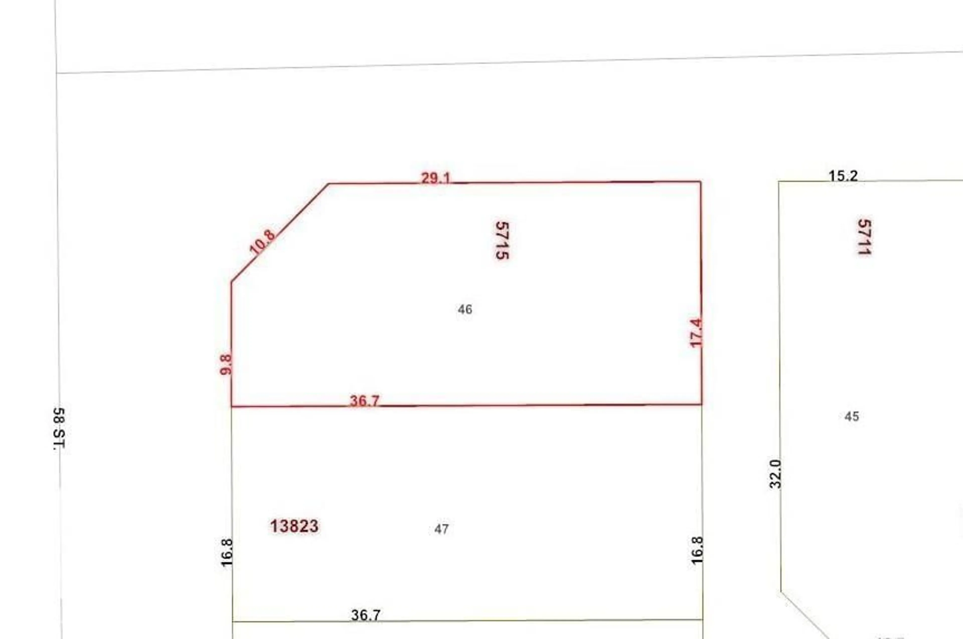Floor plan for 5715 139 AV, Edmonton Alberta T5A1E8
