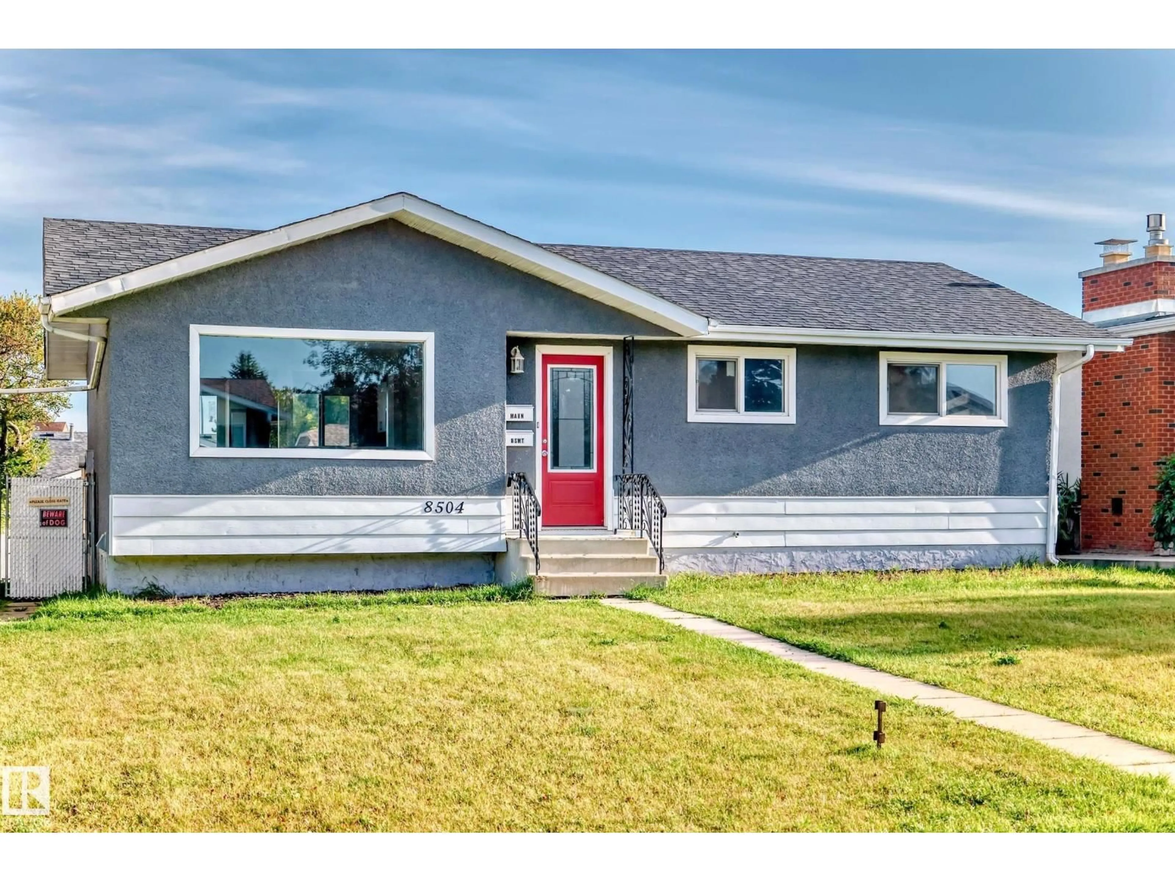 Home with vinyl exterior material, street for 8504 152A AV, Edmonton Alberta T5E3B2
