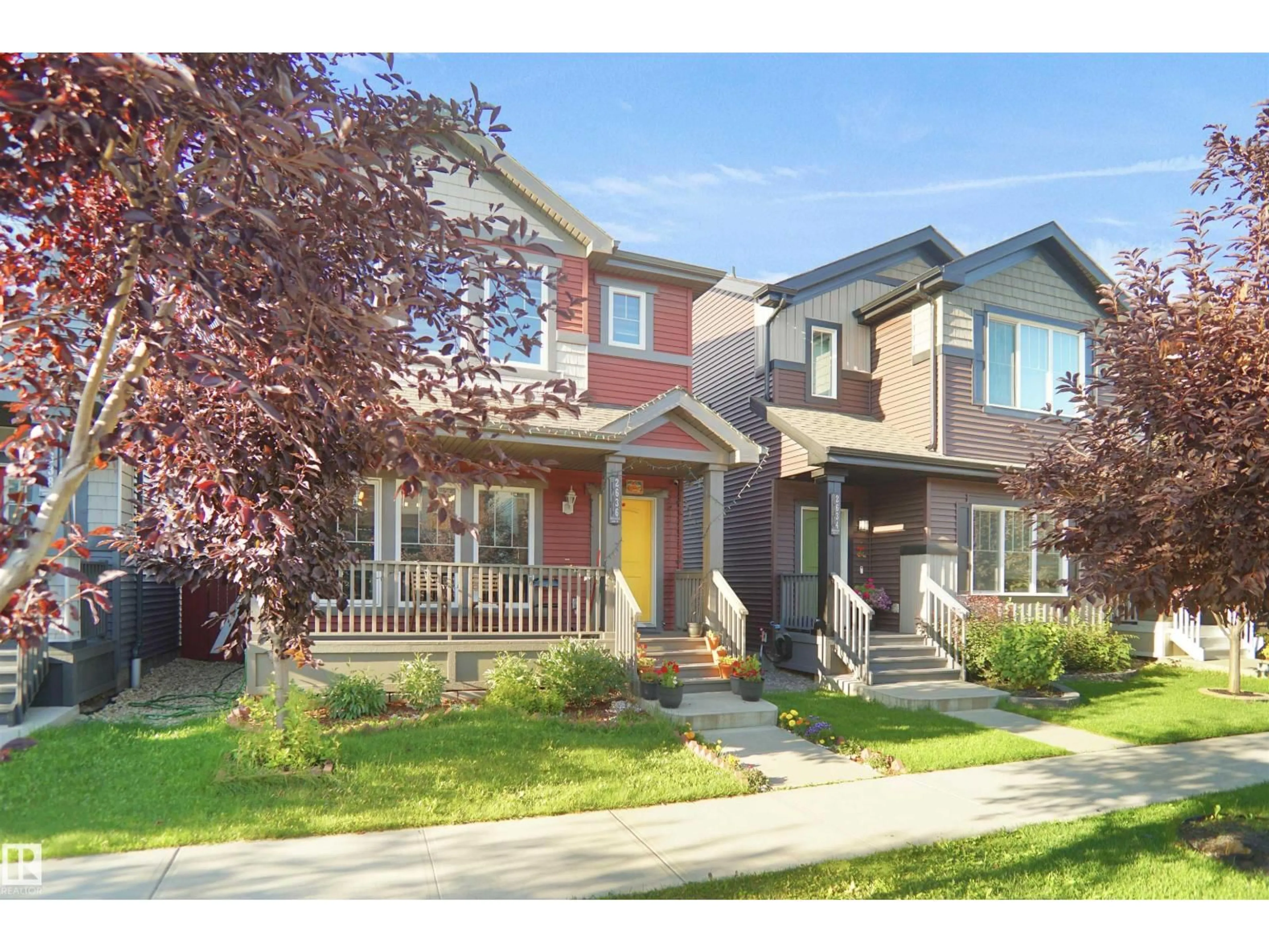 Home with brick exterior material, street for 2636 CHOKECHERRY LN, Edmonton Alberta T6X2J8