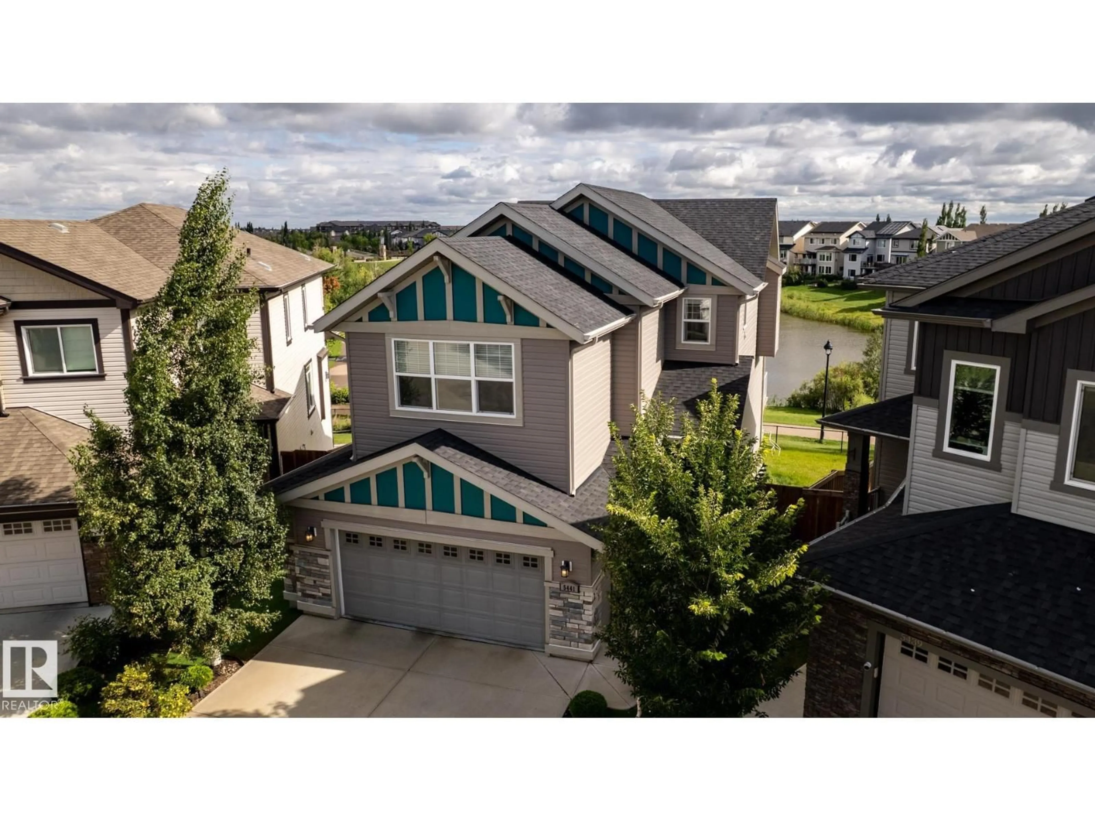 A pic from outside/outdoor area/front of a property/back of a property/a pic from drone, unknown for SW - 5441 ALLBRIGHT SQ, Edmonton Alberta T6W3H7