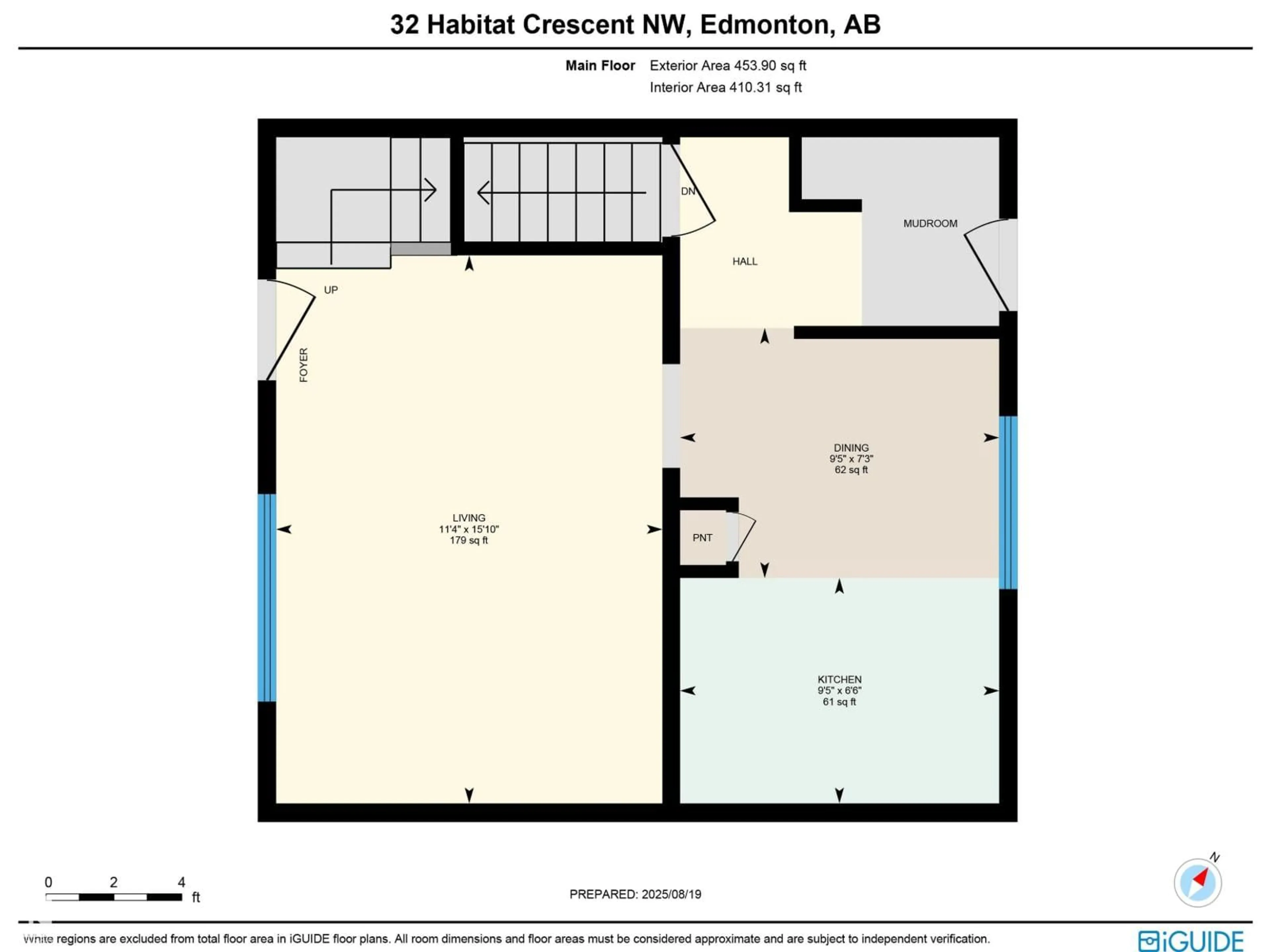 Floor plan for 32 HABITAT CR, Edmonton Alberta T5A2X7