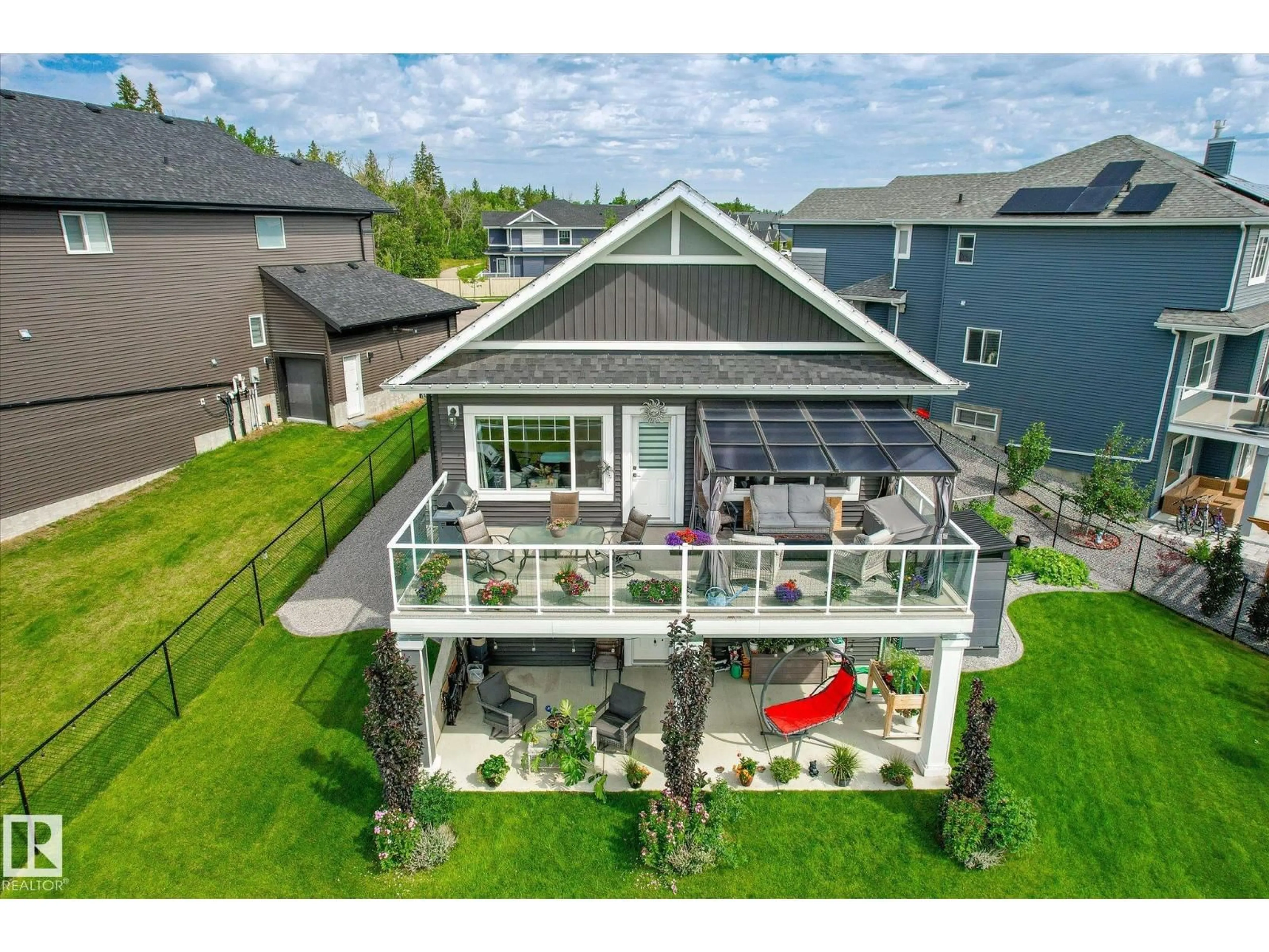 A pic from outside/outdoor area/front of a property/back of a property/a pic from drone, unknown for 1381 ENRIGHT LANDING LD, Edmonton Alberta T6M0Y9