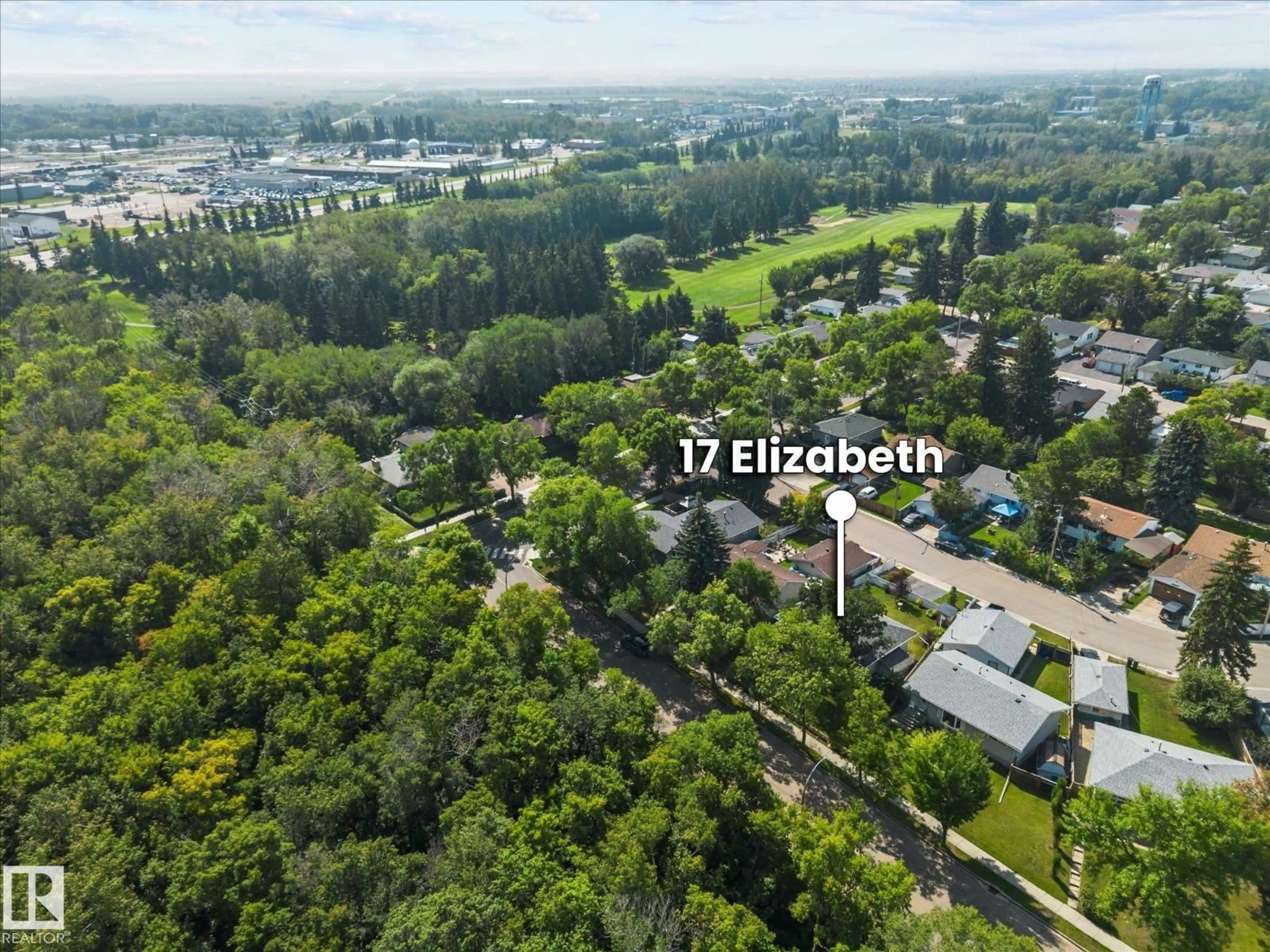 A pic from outside/outdoor area/front of a property/back of a property/a pic from drone, unknown for 17 ELIZABETH DR, Fort Saskatchewan Alberta T8L2M3