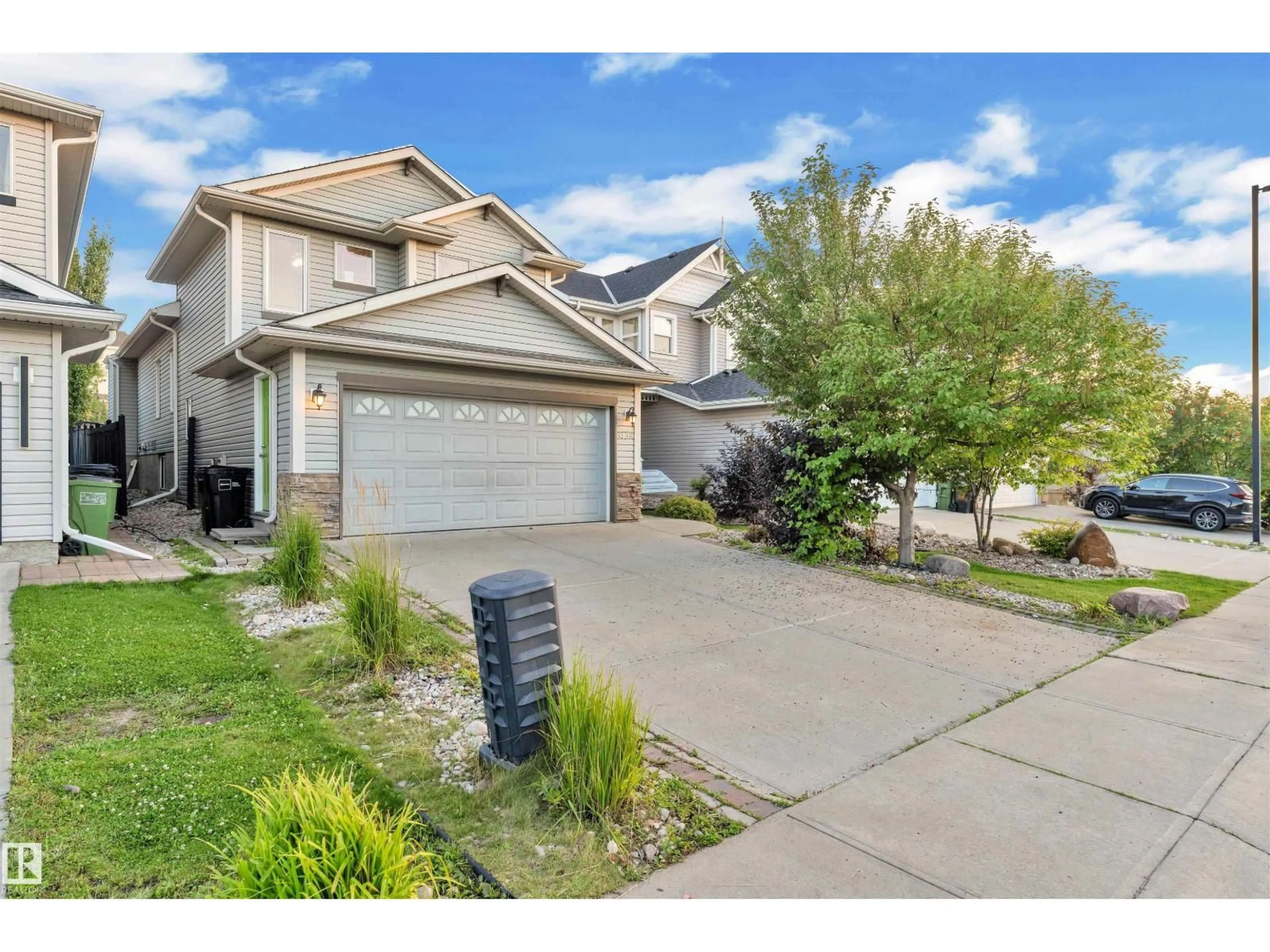 A pic from outside/outdoor area/front of a property/back of a property/a pic from drone, street for 3139 24 AV, Edmonton Alberta T6T0C9