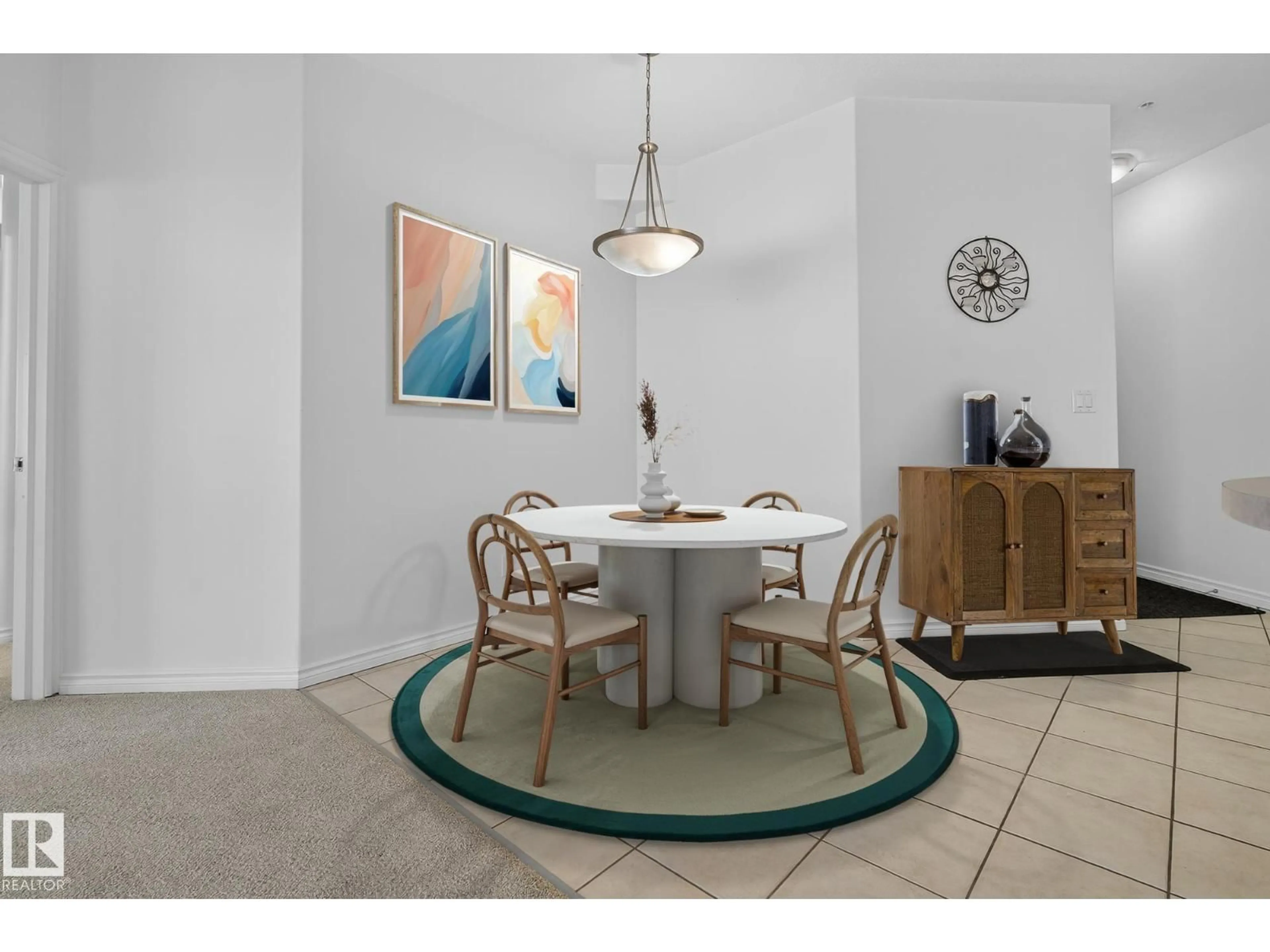 Dining room, ceramic/tile floor for #303 - 10046 110 ST, Edmonton Alberta T5K2Y2