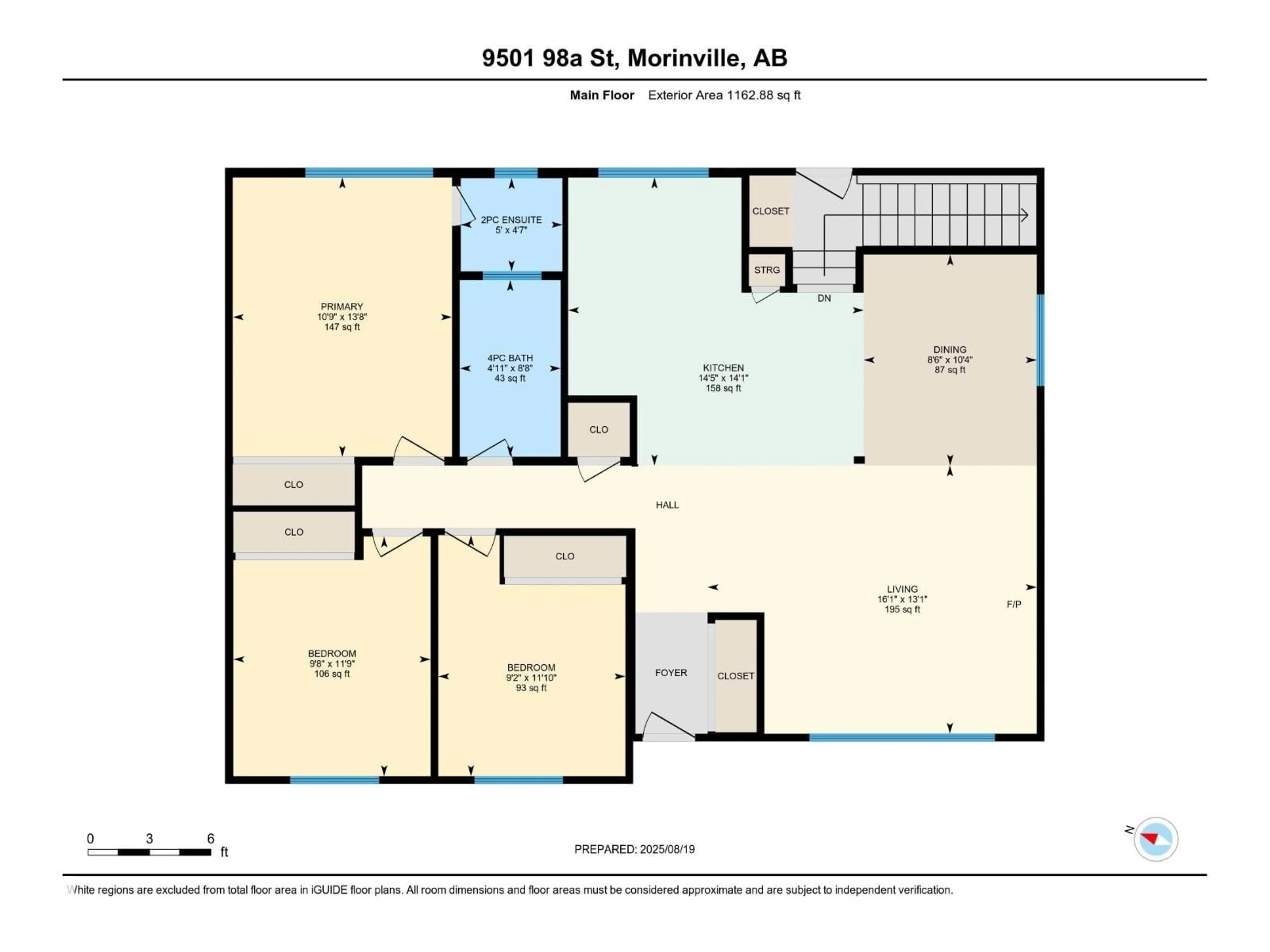 Floor plan for 9501 98A ST, Morinville Alberta T8R1H9