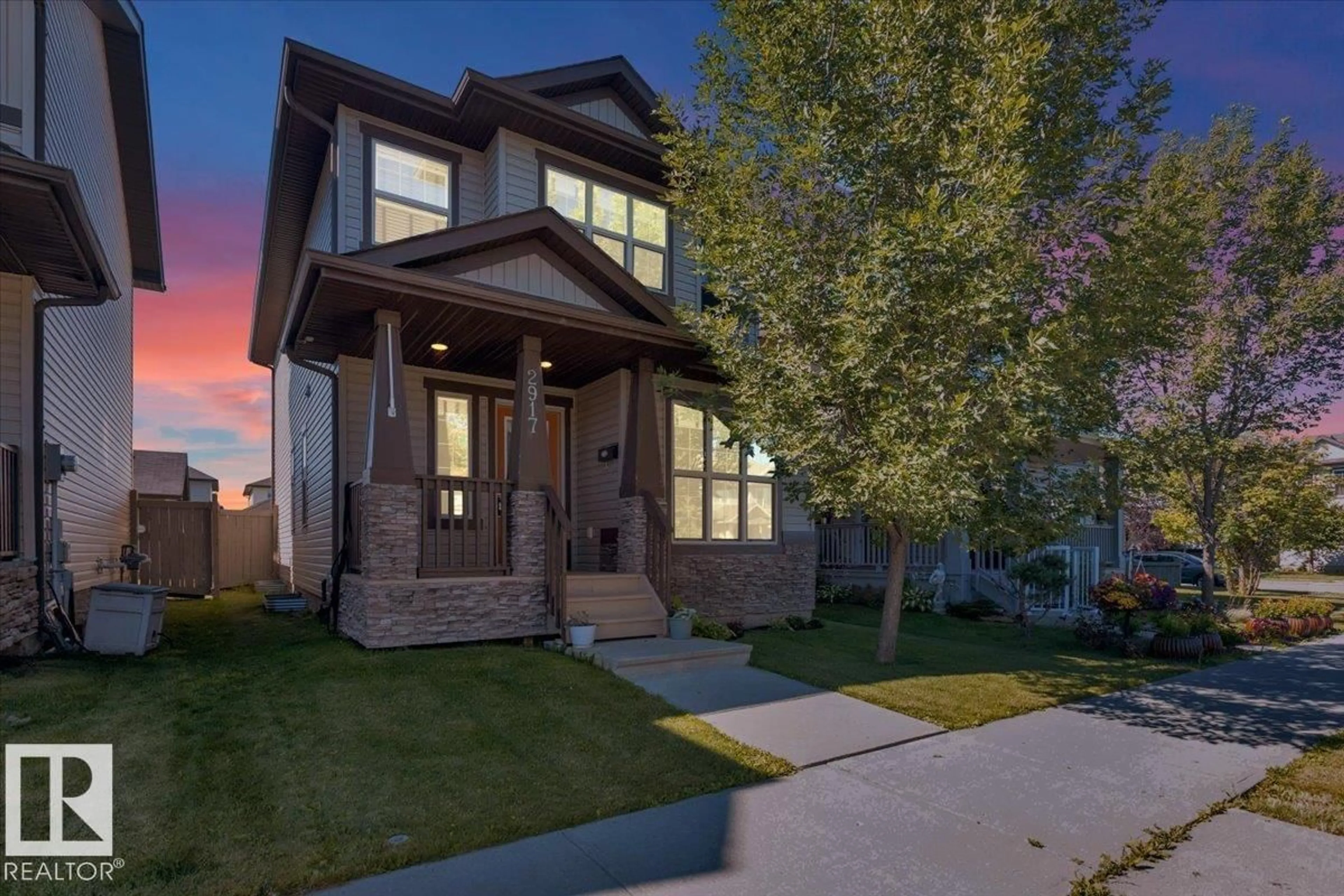 Home with brick exterior material, street for NW - 2917 21A AV, Edmonton Alberta T6T0K3