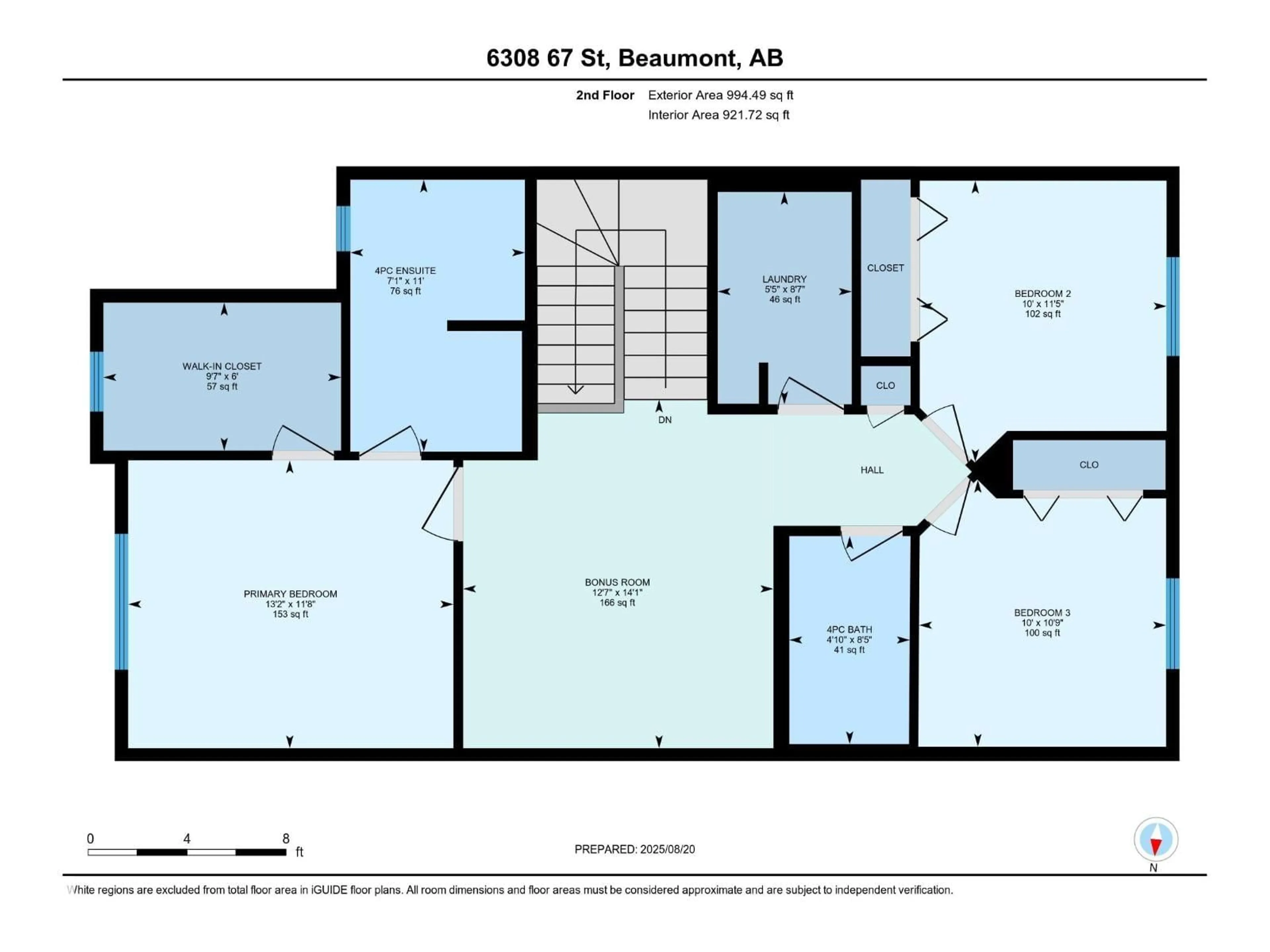 Floor plan for 6308 67 ST, Beaumont Alberta T4X2E3
