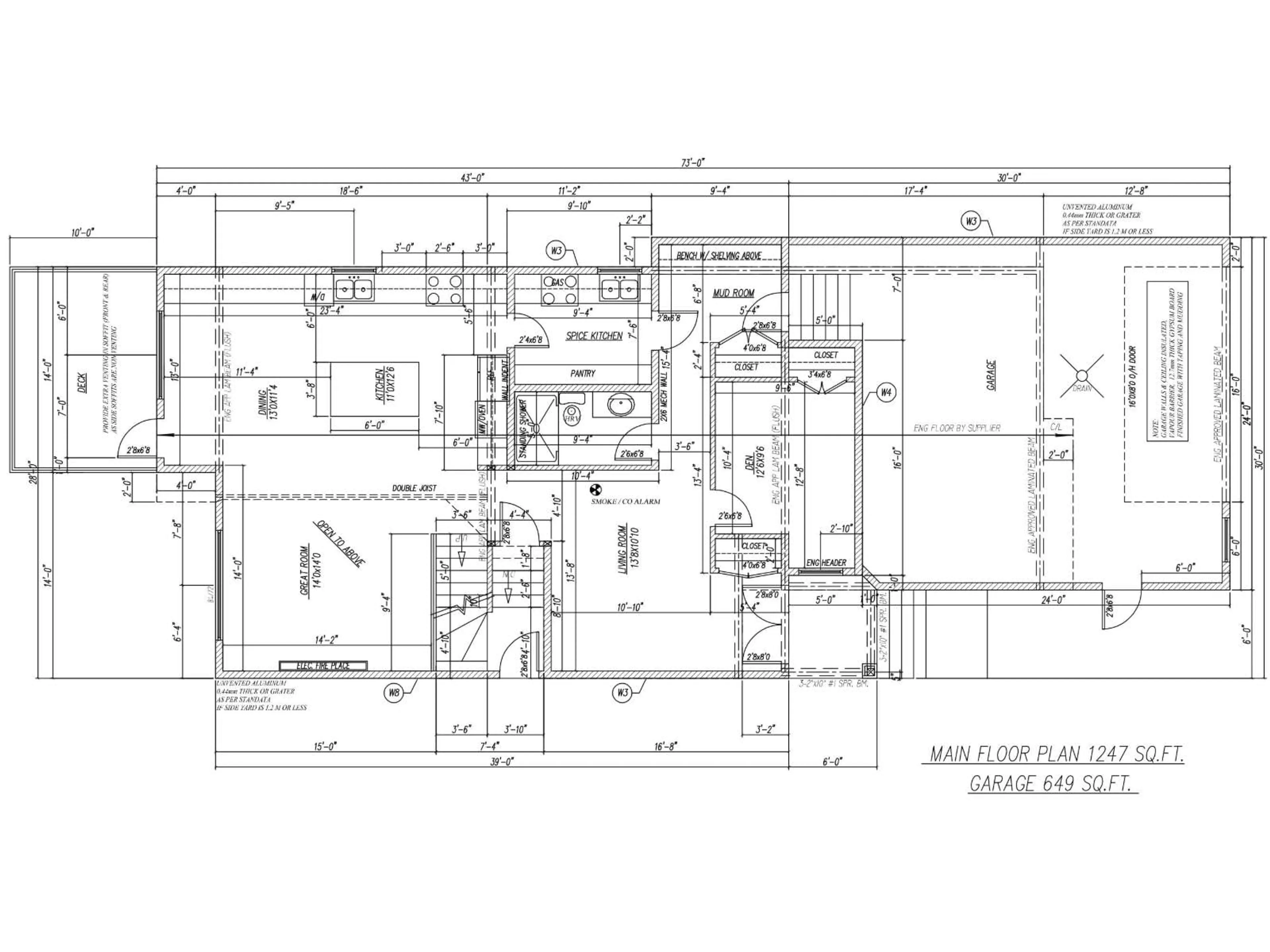 Floor plan for NE - 2316 63 AV, Rural Leduc County Alberta T4X3A4