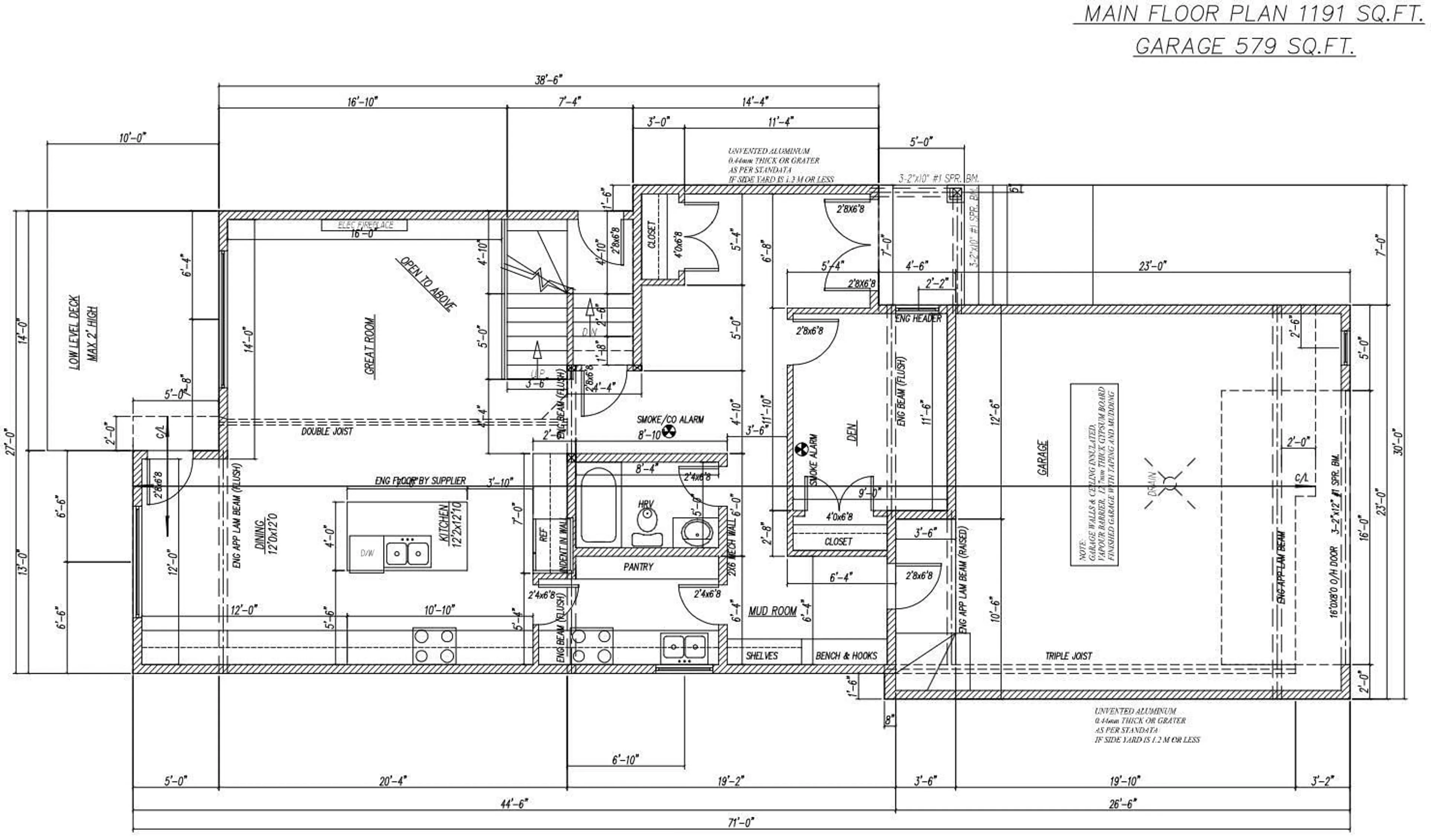 Floor plan for NE - 2322 63 AV, Rural Leduc County Alberta T4X3A6