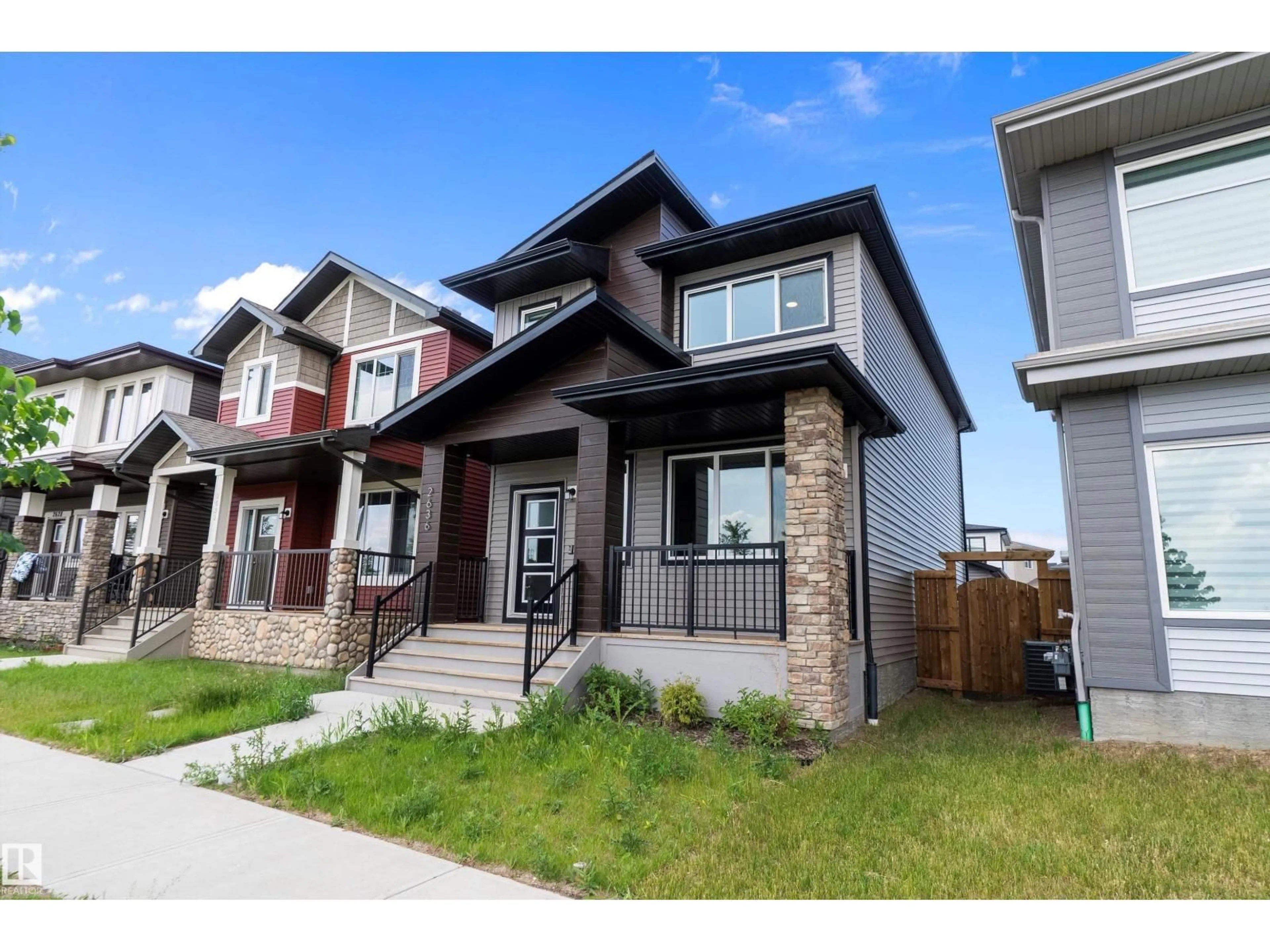 Home with brick exterior material, street for NW - 2636 192 ST, Edmonton Alberta T6M1L1