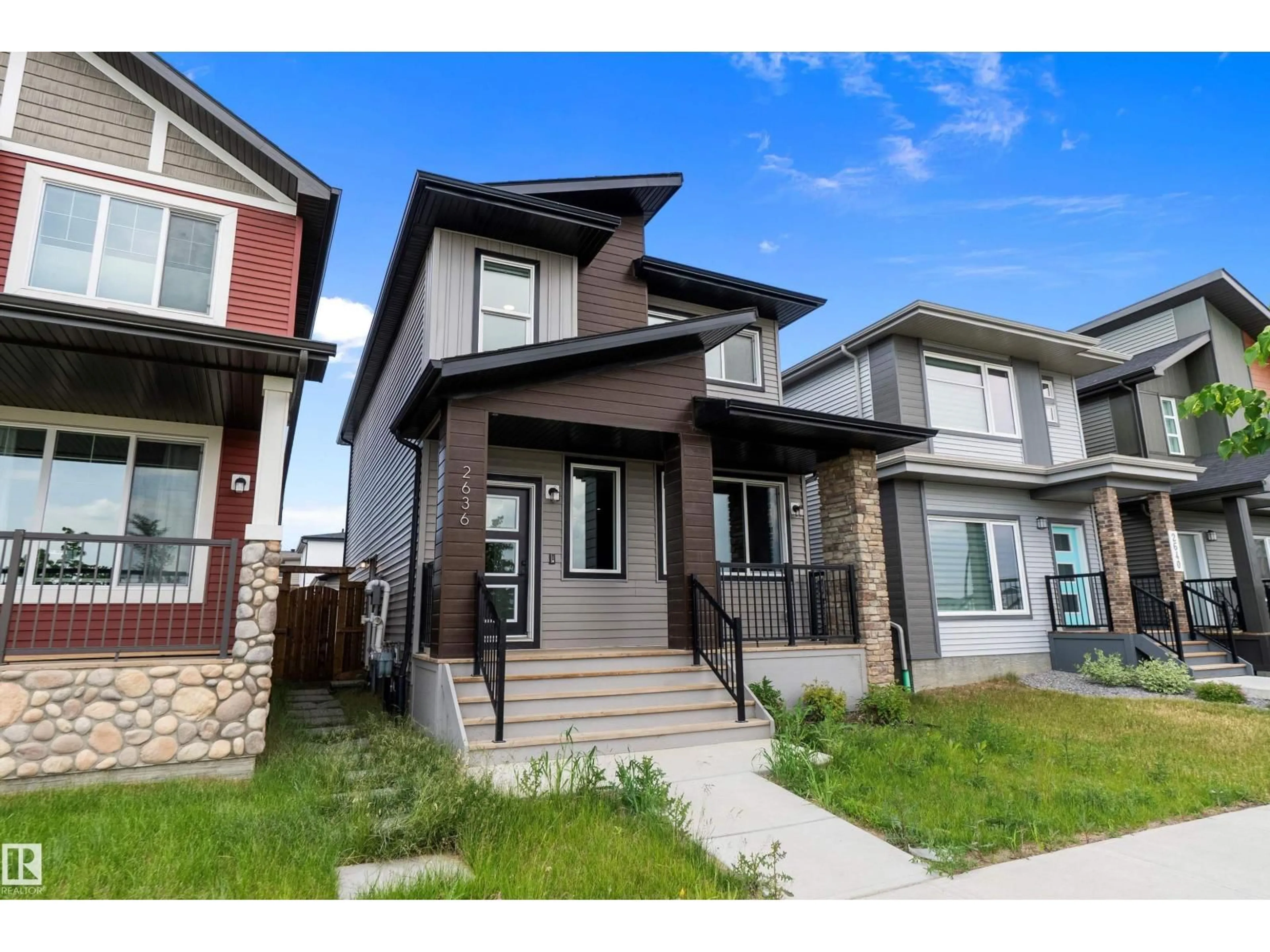 Home with brick exterior material, street for NW - 2636 192 ST, Edmonton Alberta T6M1L1