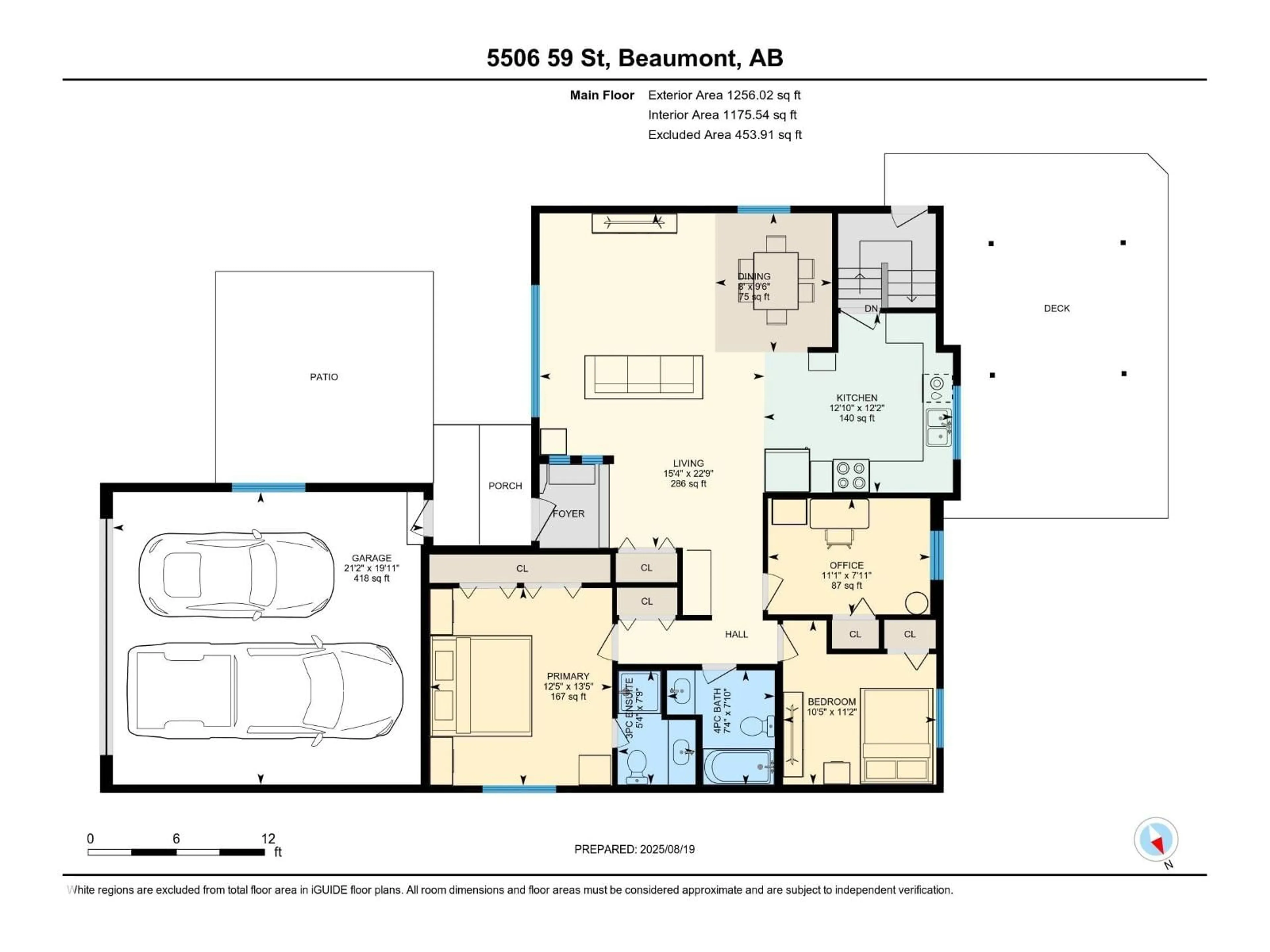 Floor plan for 5506 59 ST, Beaumont Alberta T4X1B2