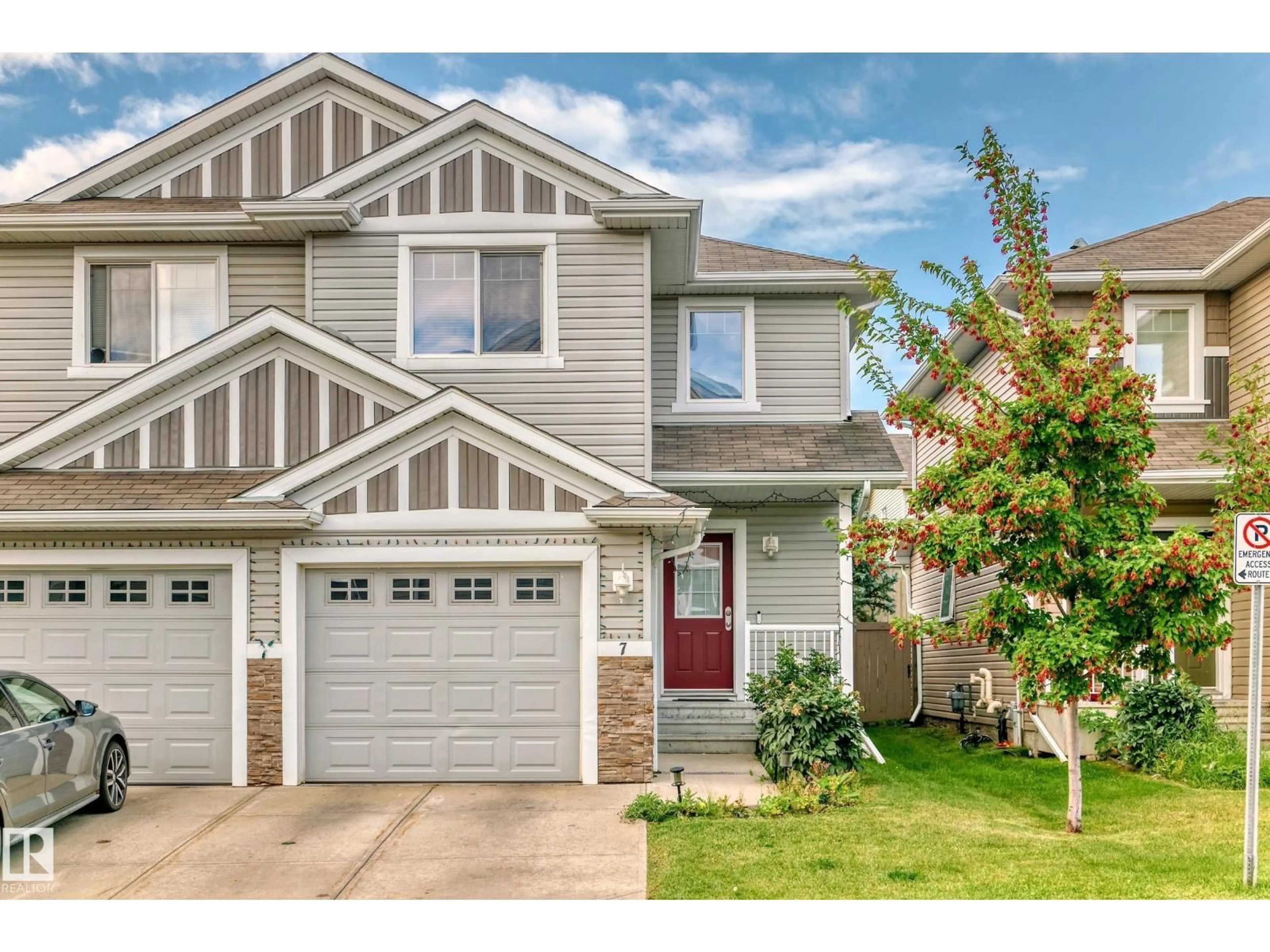 Home with vinyl exterior material, street for #7 - 655 TAMARACK RD, Edmonton Alberta T6T0N4