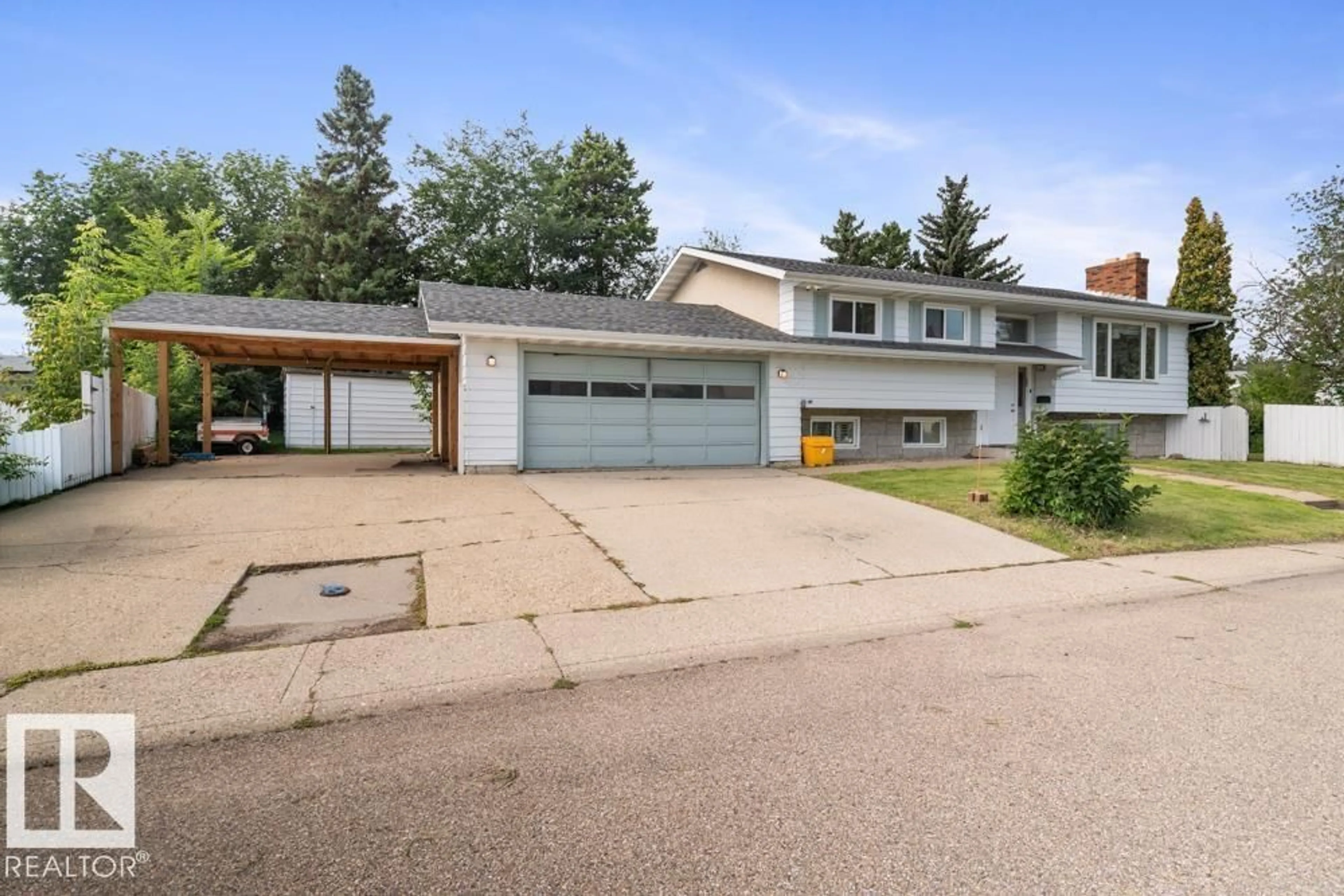 A pic from outside/outdoor area/front of a property/back of a property/a pic from drone, street for 17215 77 AV, Edmonton Alberta T5T0K1