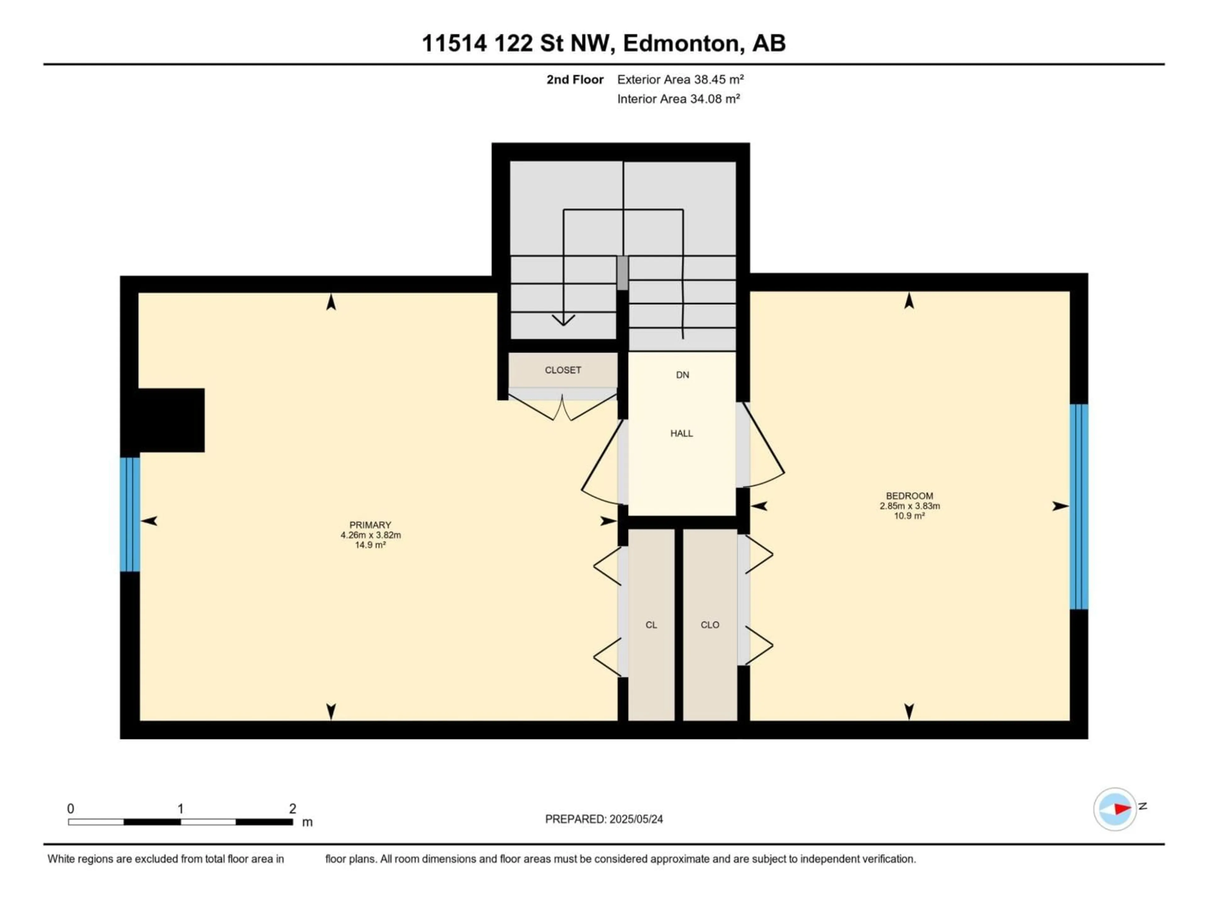 Floor plan for 11514 122 ST, Edmonton Alberta T5M0C1