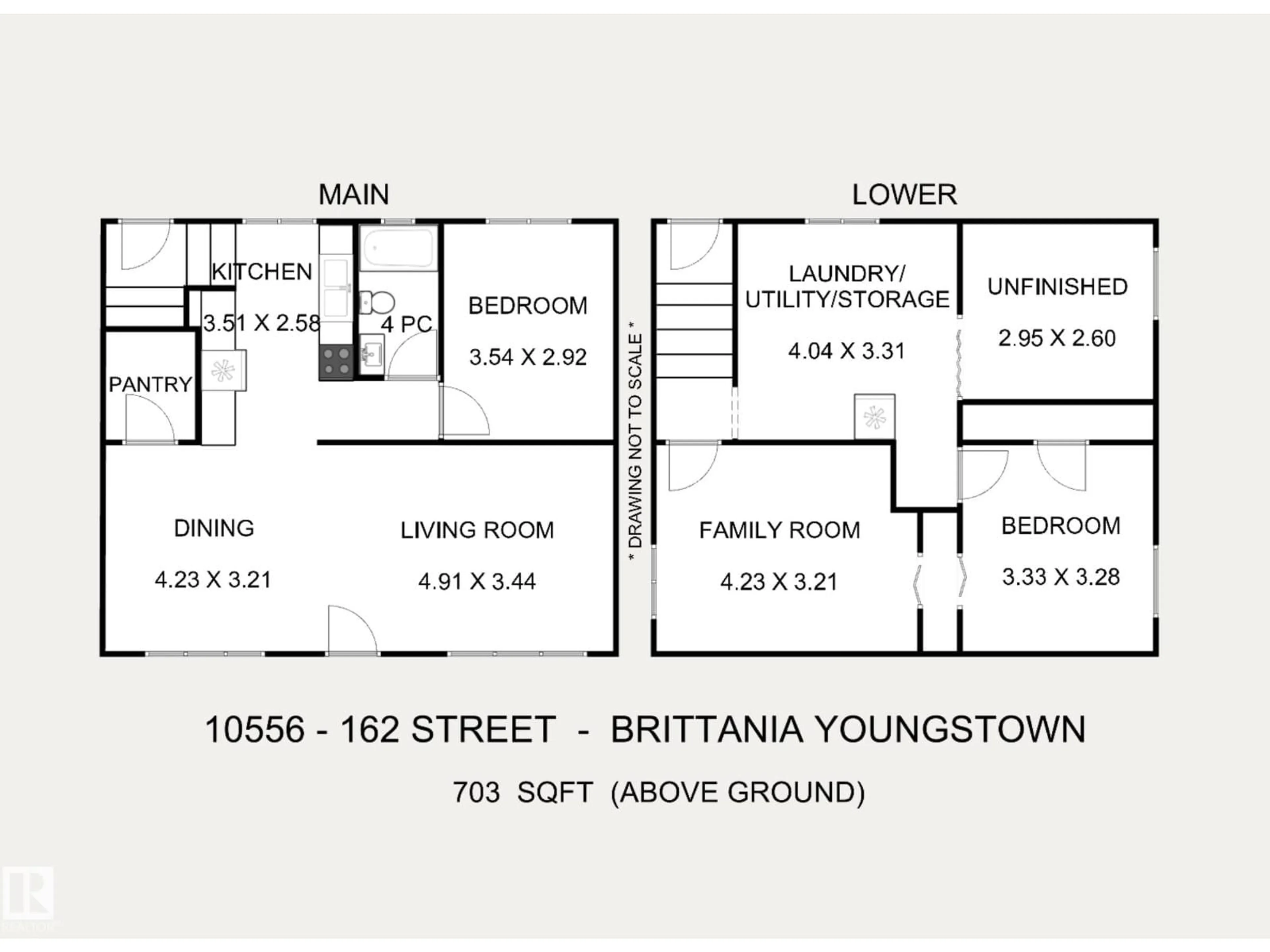 Floor plan for NW - 10556 162 ST, Edmonton Alberta T5P3M5