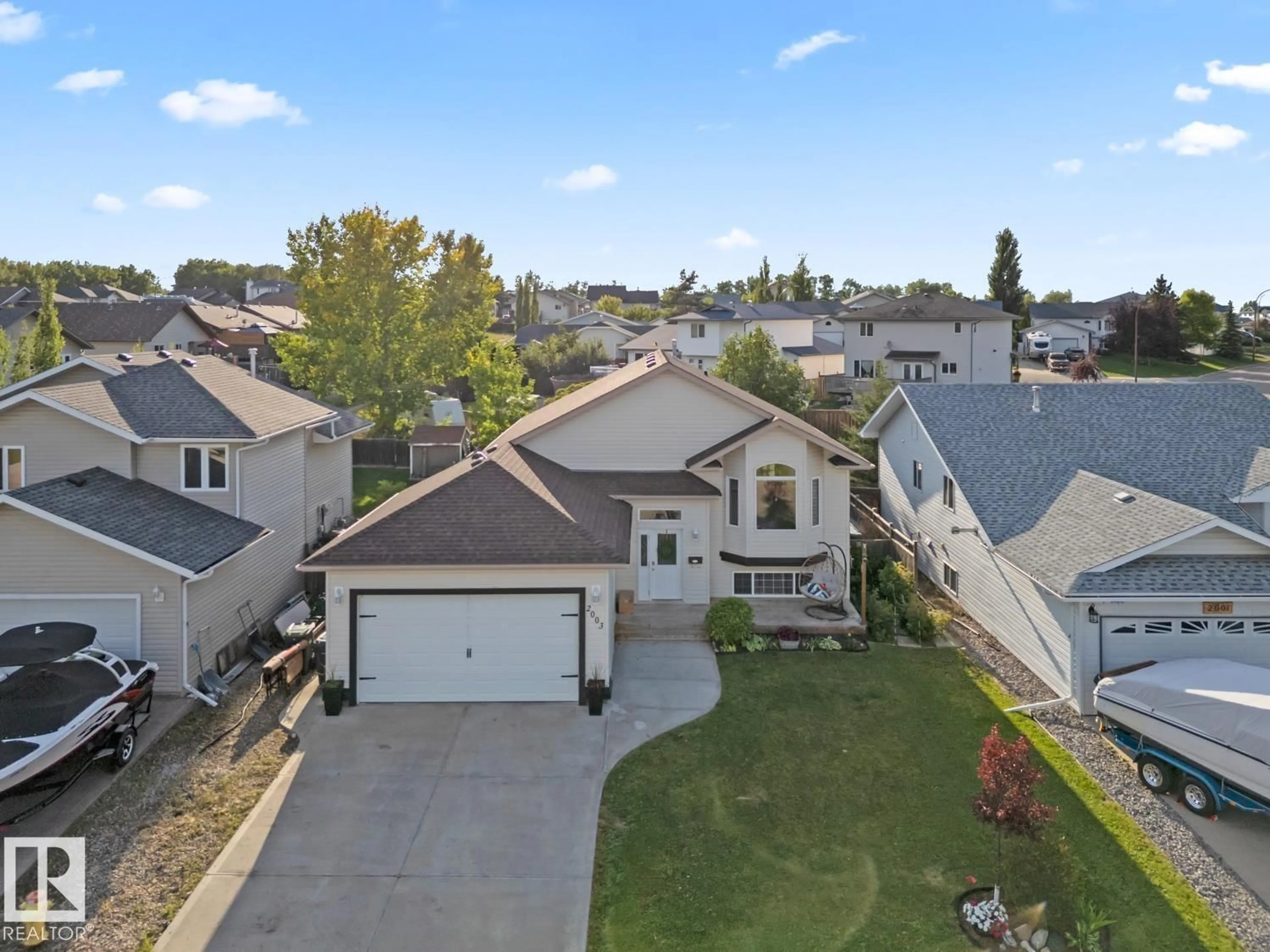 A pic from outside/outdoor area/front of a property/back of a property/a pic from drone, street for 2003 6 AV, Cold Lake Alberta T9M1K3