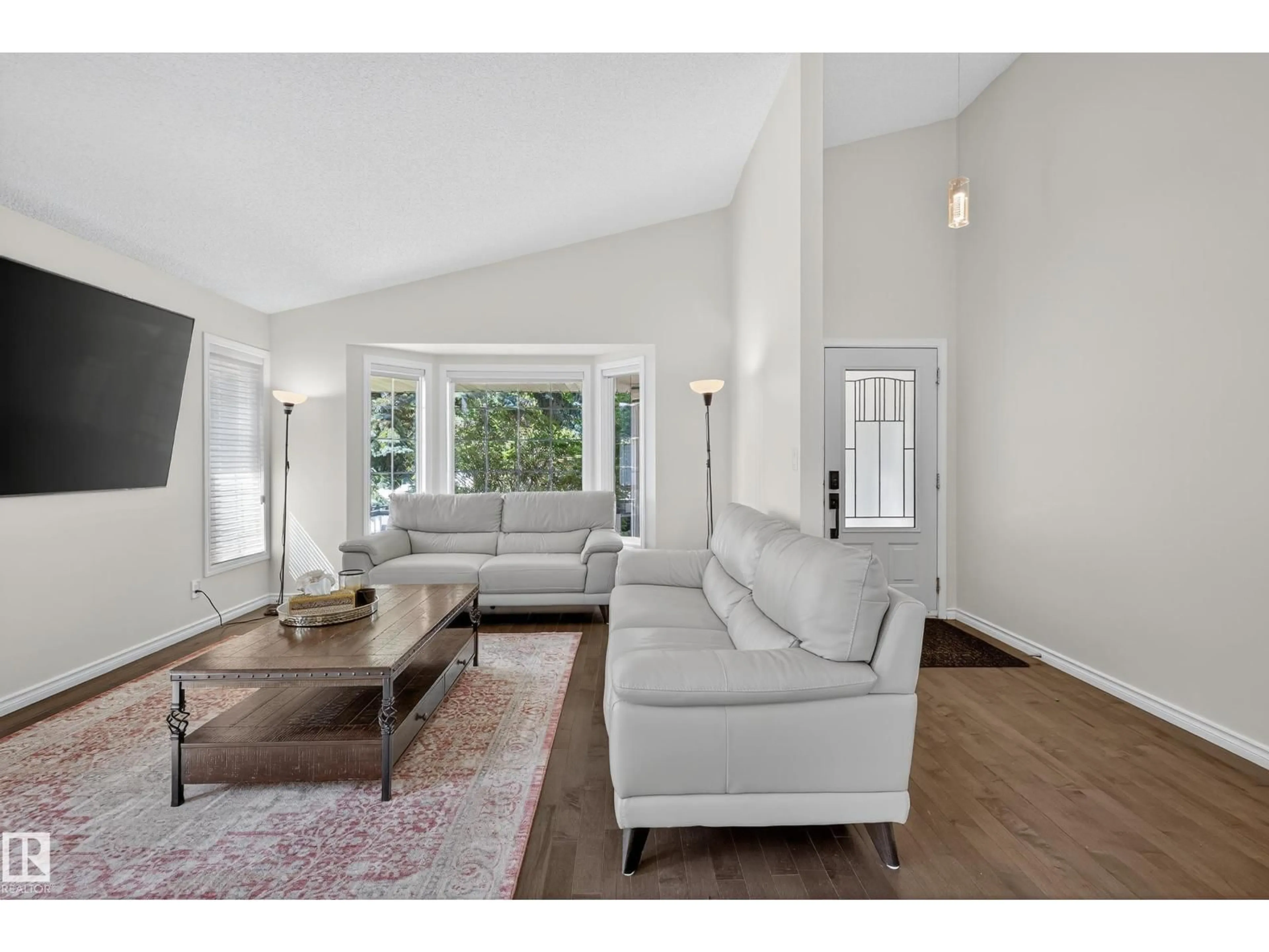 Living room with furniture, unknown for 47 RIDGEMONT WY, Sherwood Park Alberta T8A5M9