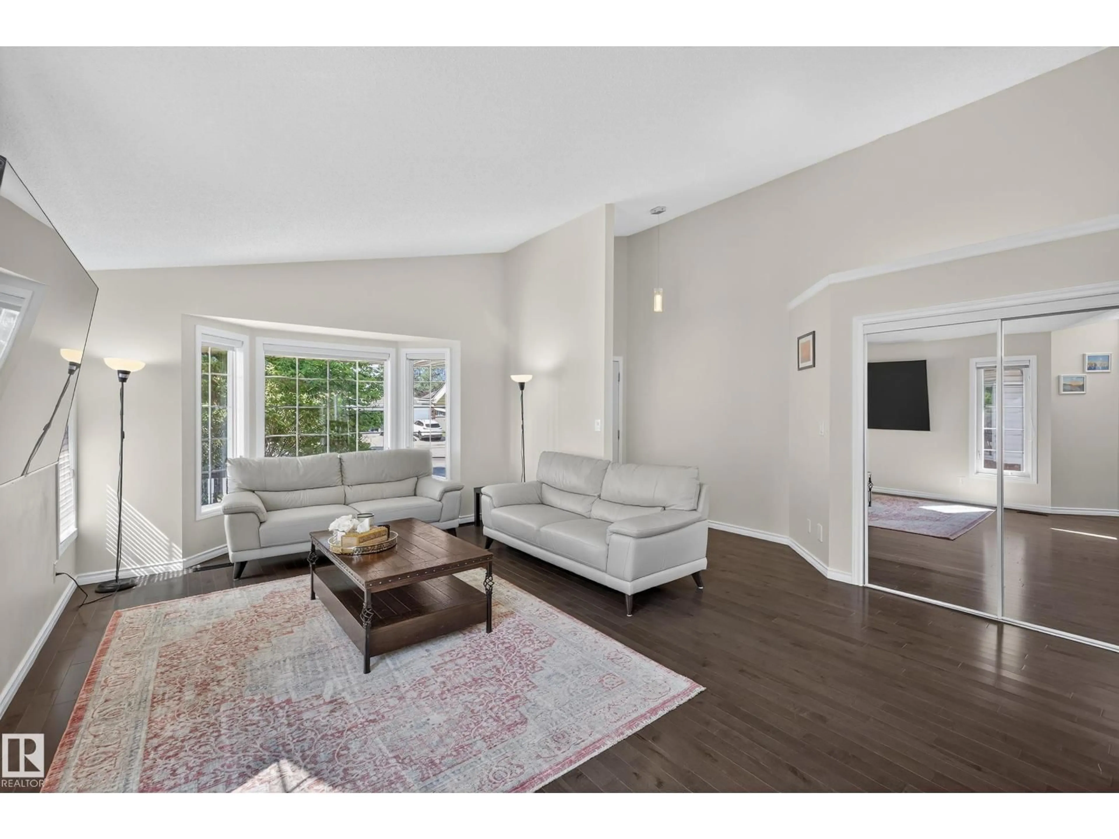 Living room with furniture, unknown for 47 RIDGEMONT WY, Sherwood Park Alberta T8A5M9