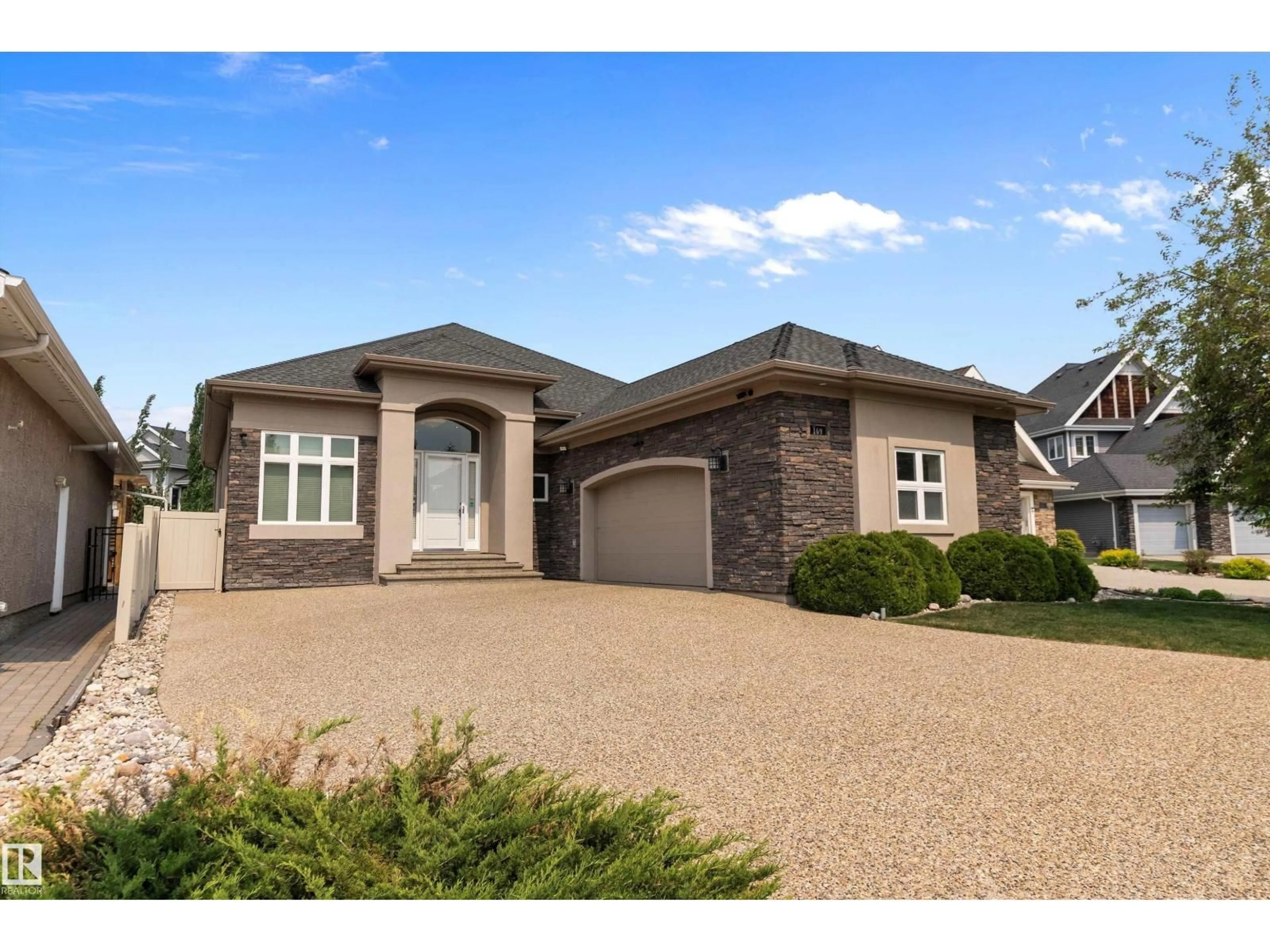 Home with brick exterior material, street for 169 CALLAGHAN DR, Edmonton Alberta T6W0G6