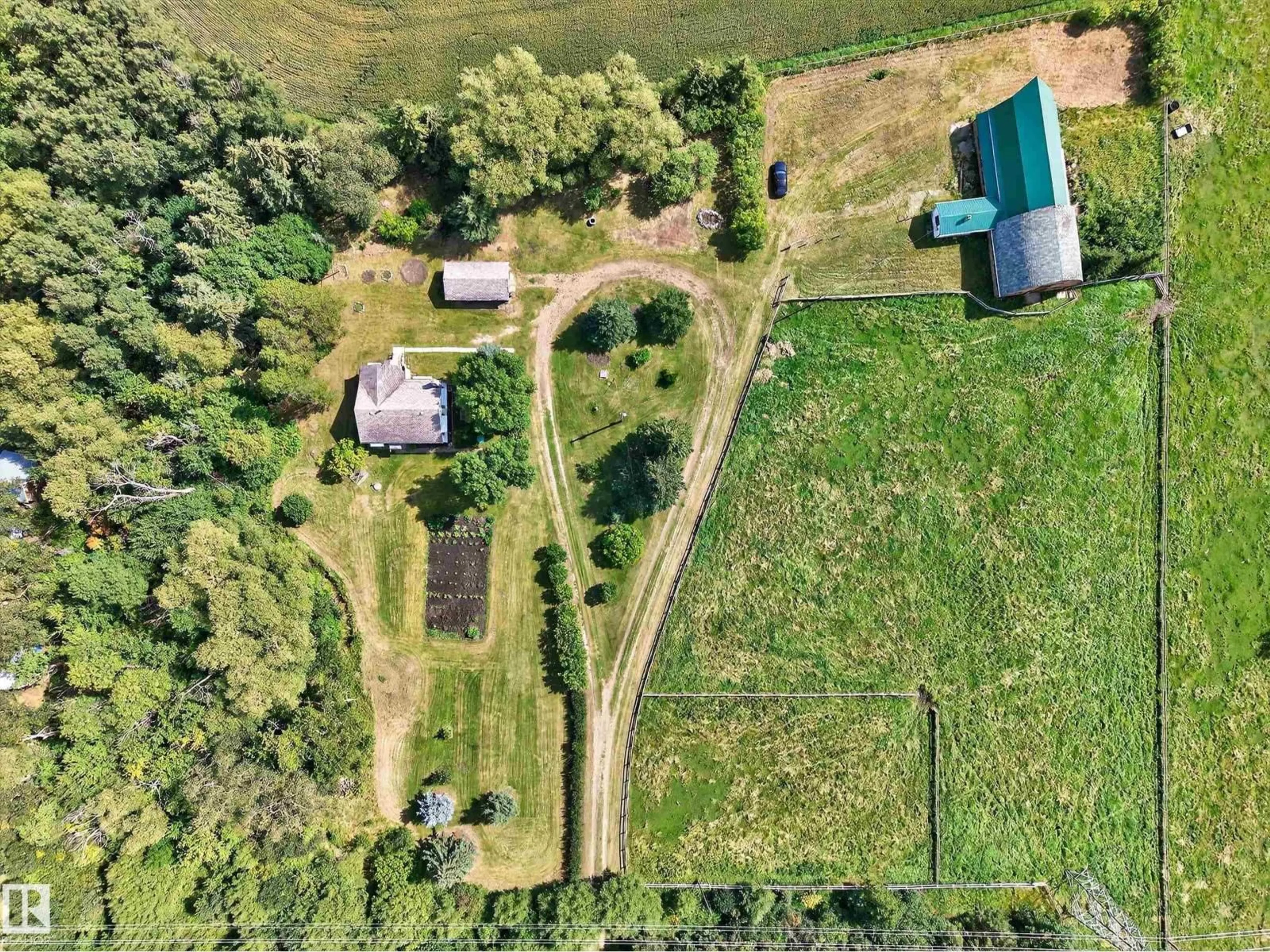 A pic from outside/outdoor area/front of a property/back of a property/a pic from drone, unknown for 48169 RGE ROAD 245, Rural Leduc County Alberta T4X2S5