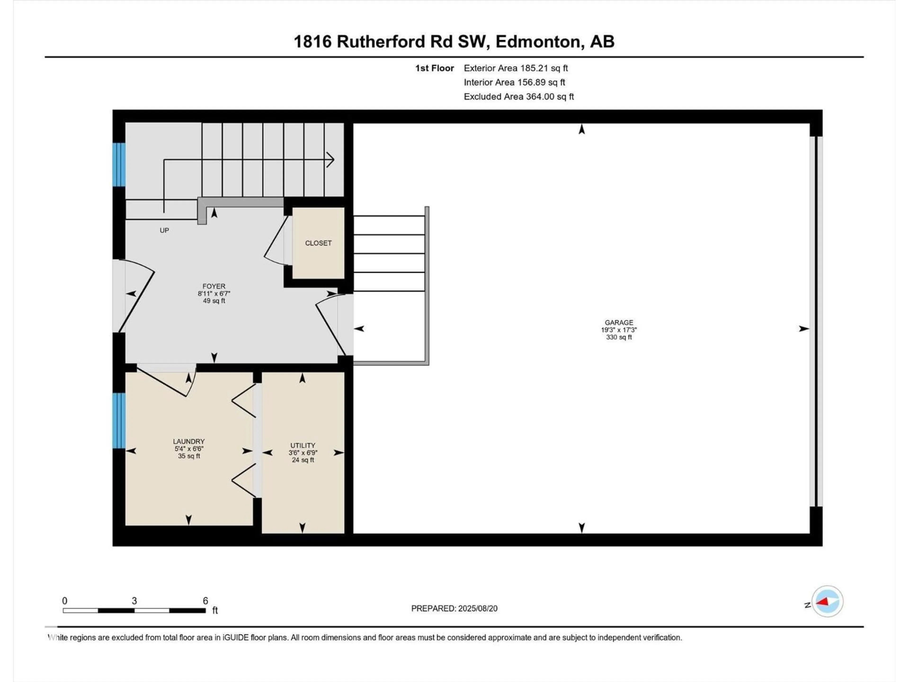 Floor plan for 79 - 1816 RUTHERFORD RD, Edmonton Alberta T6W2K6